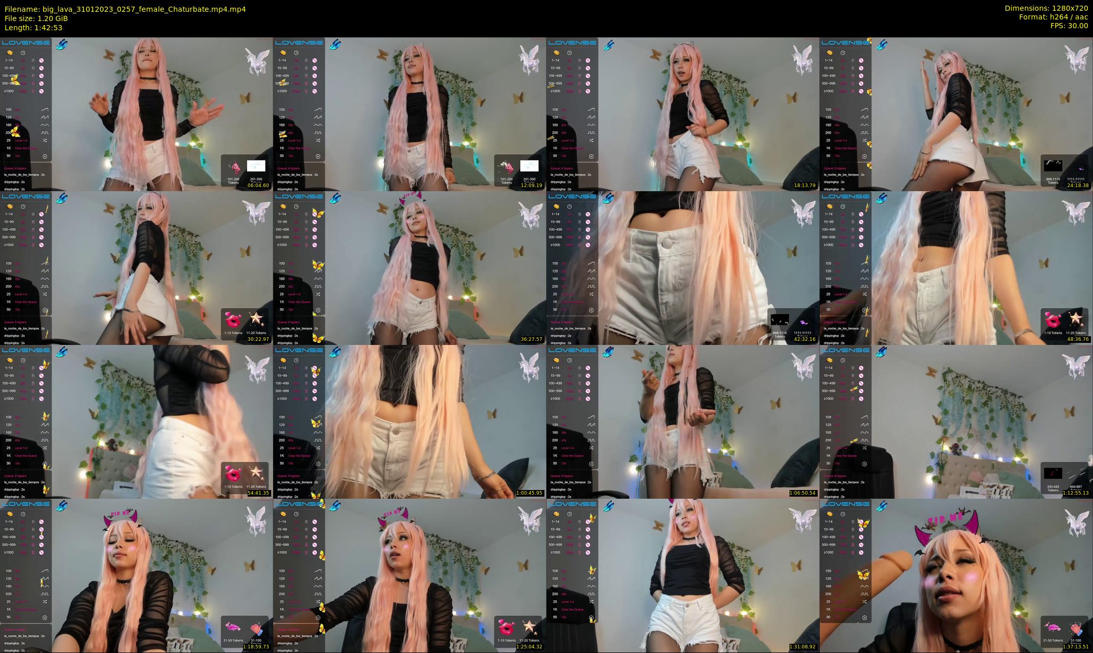 big_lava — 103 minute Chaturbate female cam show recording, 720p, Jan 31, 2023