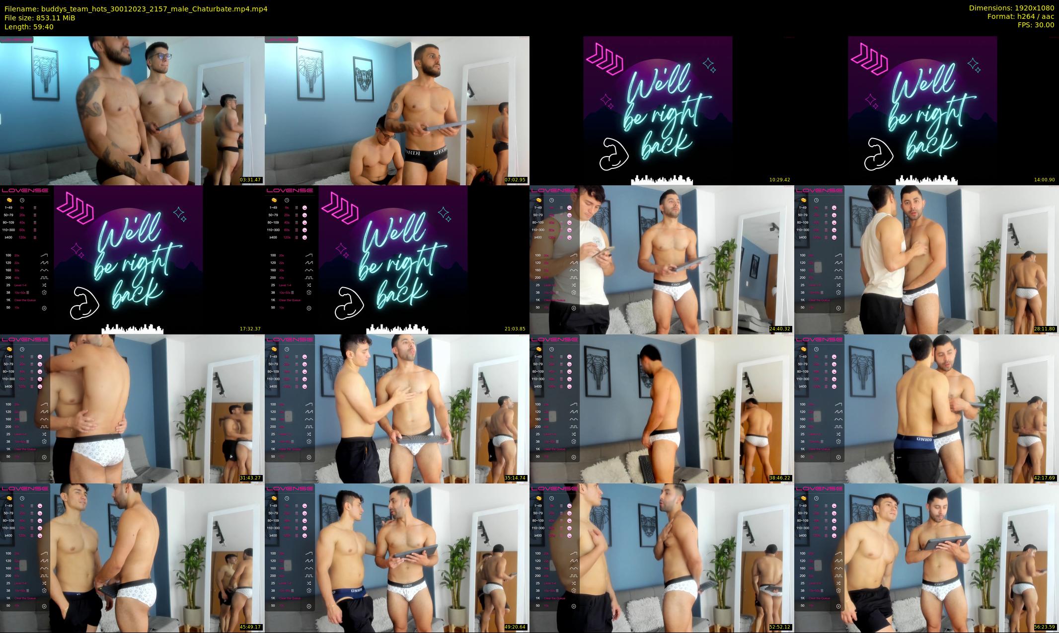 buddys_team_hots — 60 minute Chaturbate couple cam show recording, 1080p, Jan 30, 2023