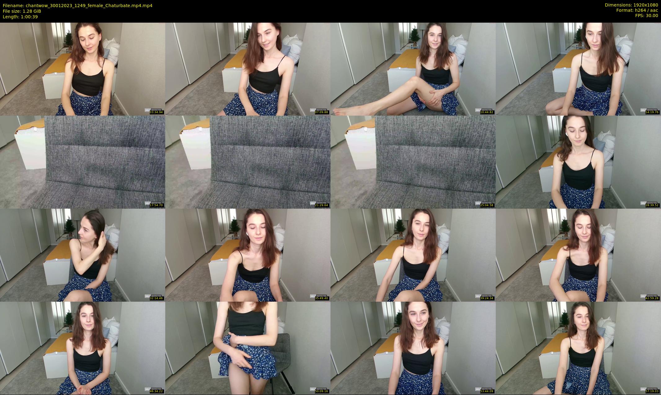 chantwow — 61 minute Chaturbate female cam show recording, 1080p, Jan 30, 2023
