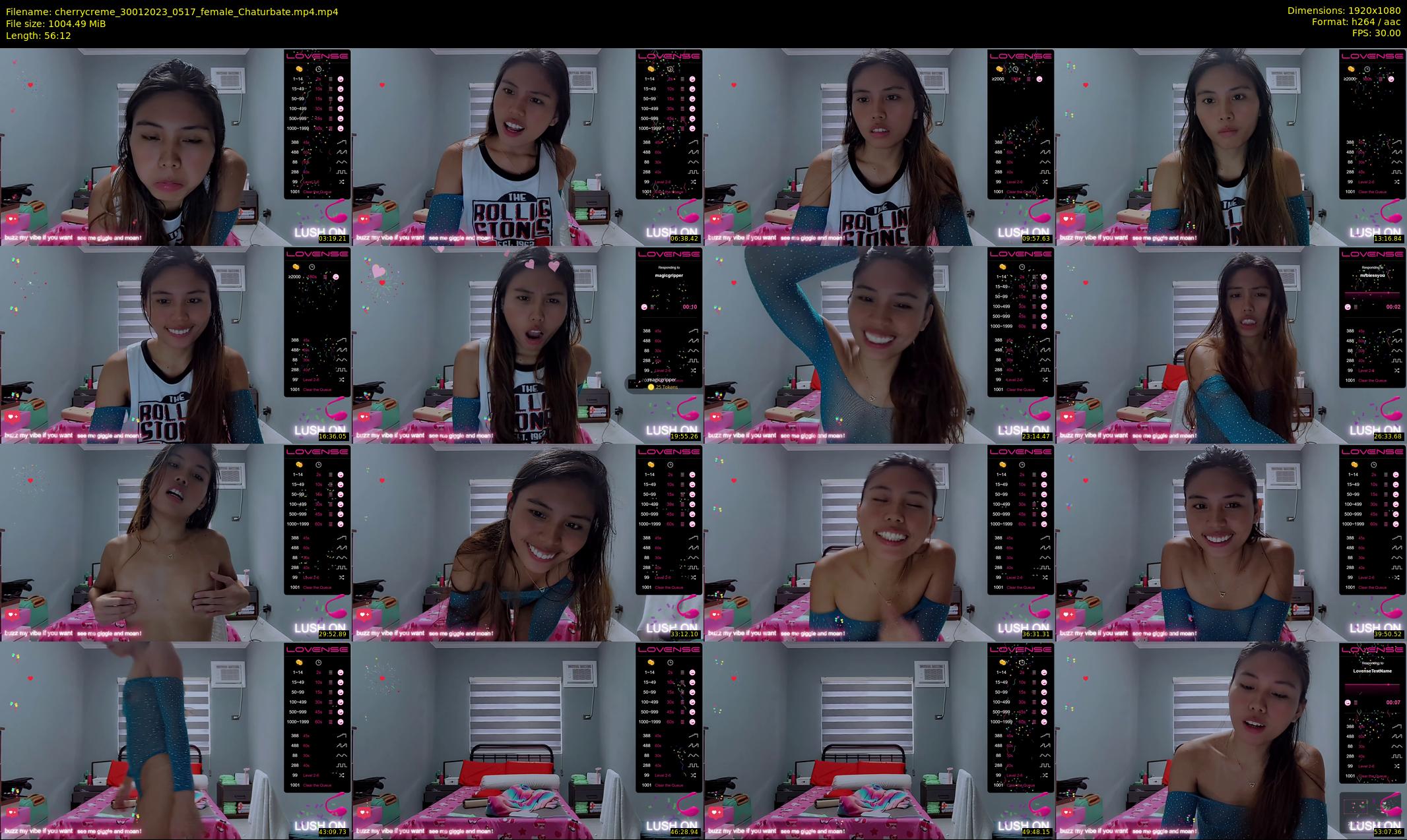 cherrycreme — 57 minute Chaturbate female cam show recording, 1080p, Jan 30, 2023