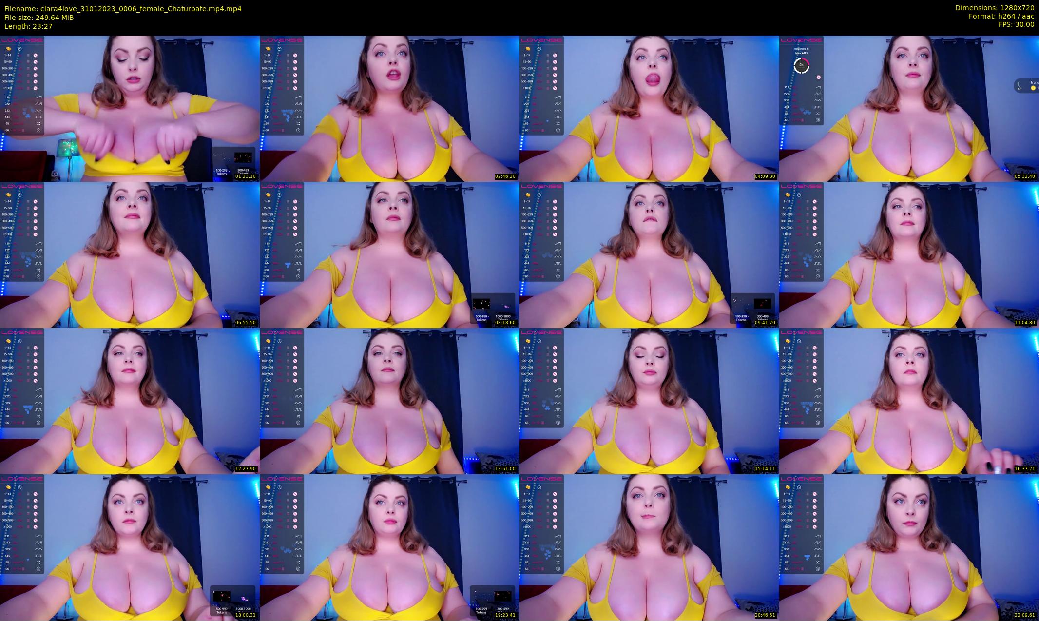 clara4love — 24 minute Chaturbate female cam show recording, 720p, Jan 31, 2023