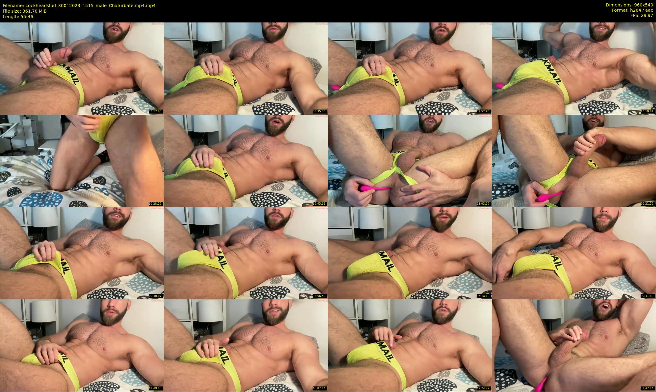 cockheadstud — 56 minute Chaturbate male cam show recording, 480p, Jan 30, 2023