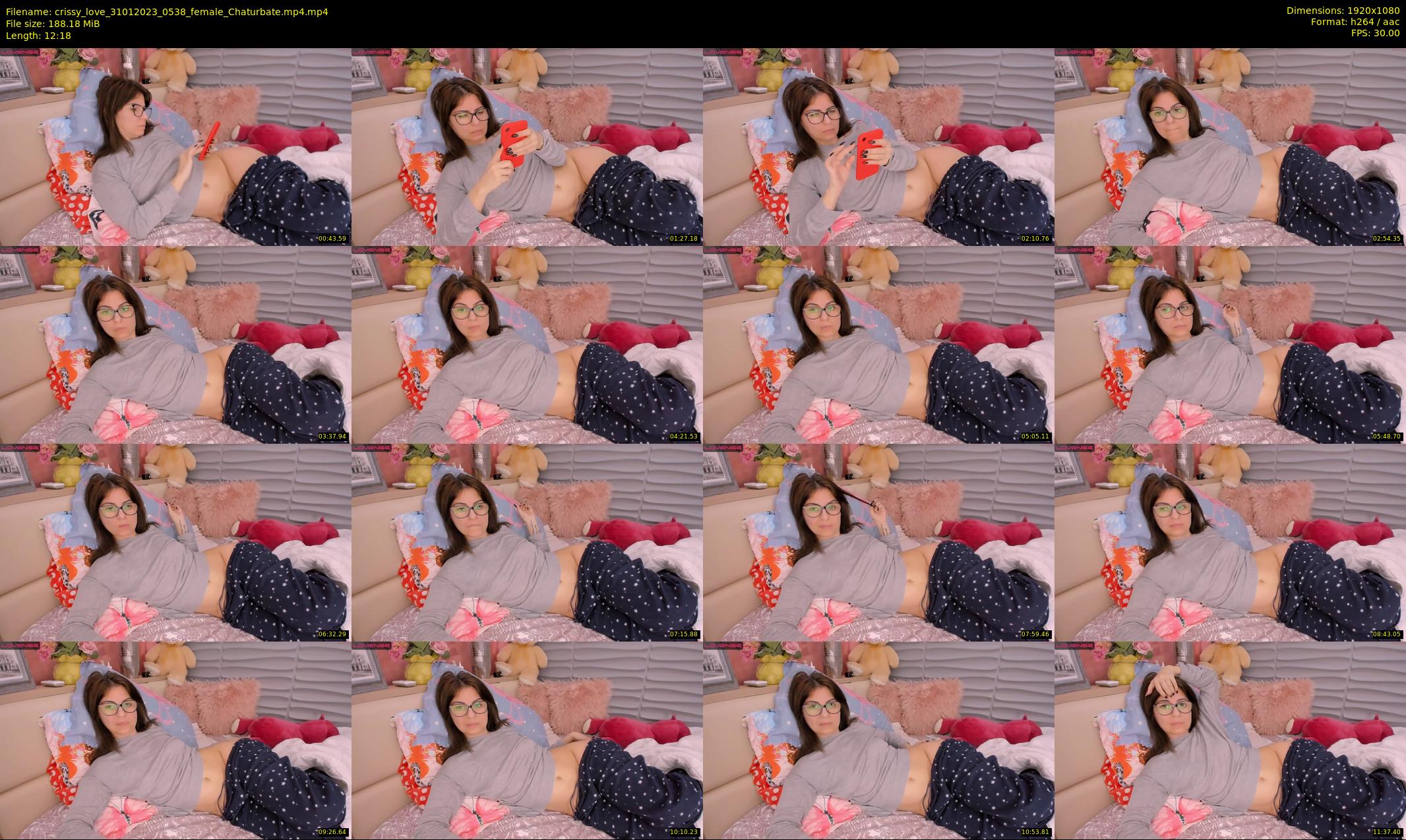 crissy_love — 13 minute Chaturbate female cam show recording, 1080p, Jan 31, 2023