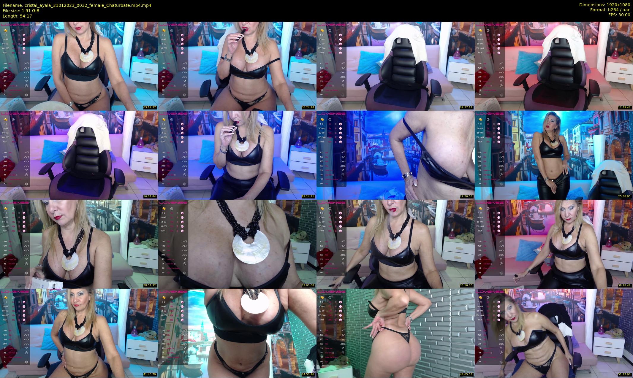 cristal_ayala — 55 minute Chaturbate female cam show recording, 1080p, Jan 31, 2023