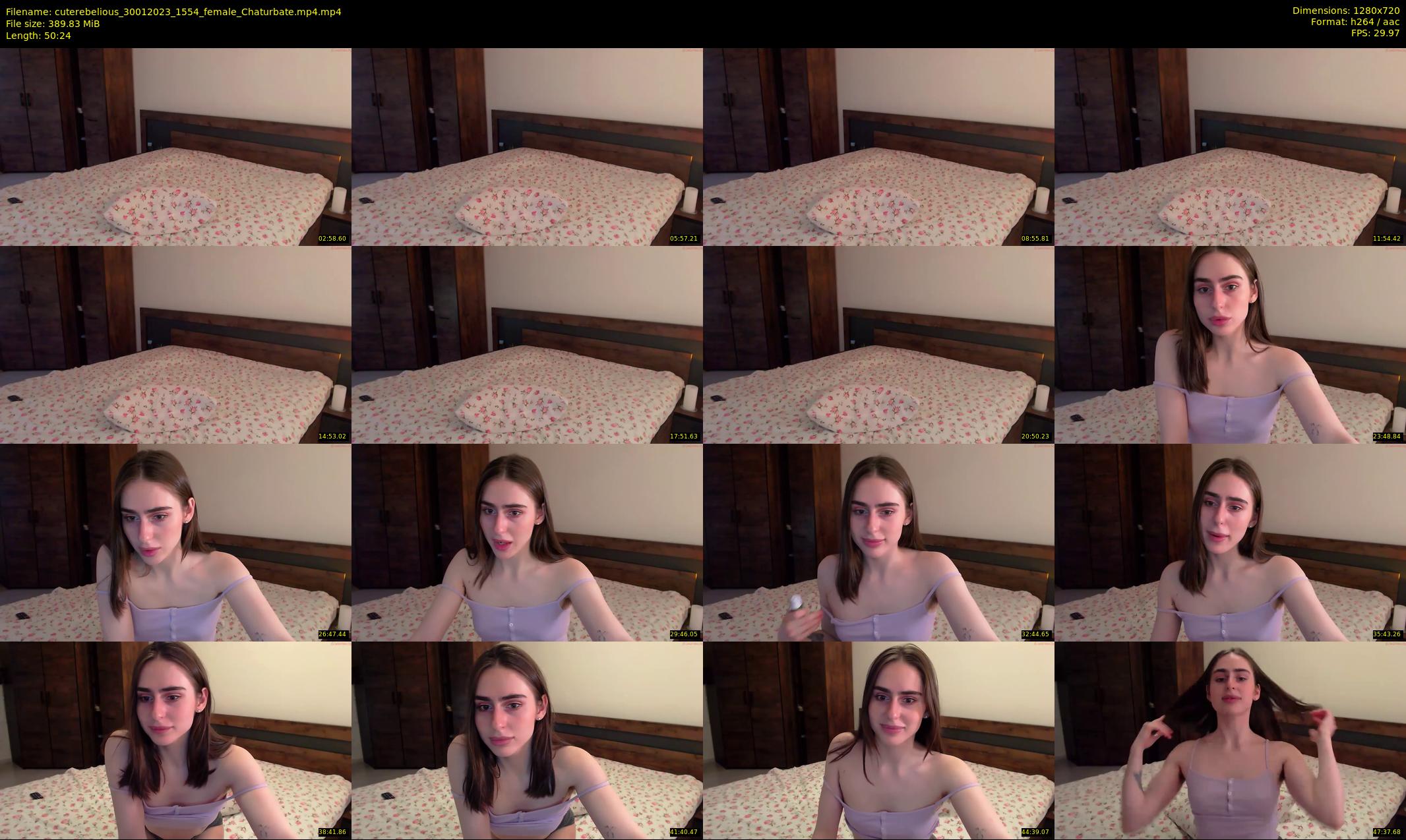 cuterebelious — 51 minute Chaturbate female cam show recording, 720p, Jan 30, 2023