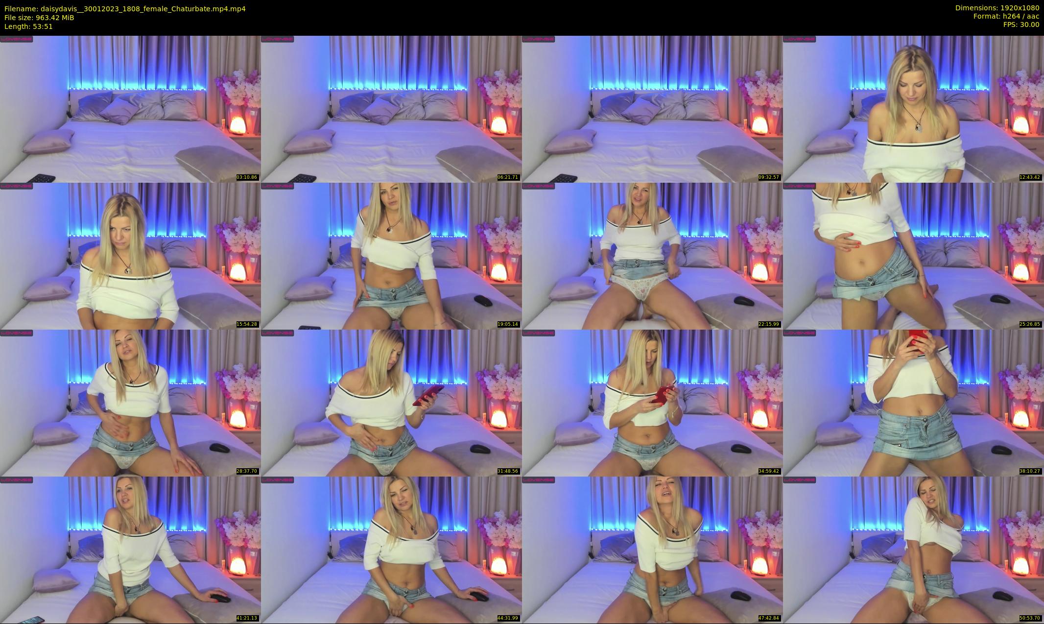 daisydavis_ — 54 minute Chaturbate female cam show recording, 1080p, Jan 30, 2023