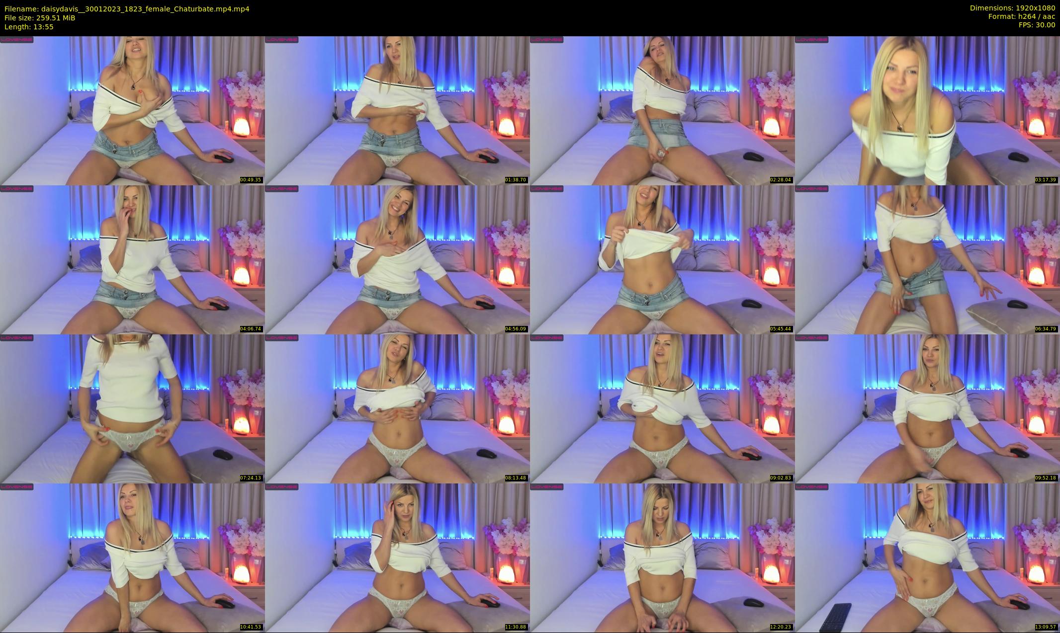 daisydavis_ — 14 minute Chaturbate female cam show recording, 1080p, Jan 30, 2023