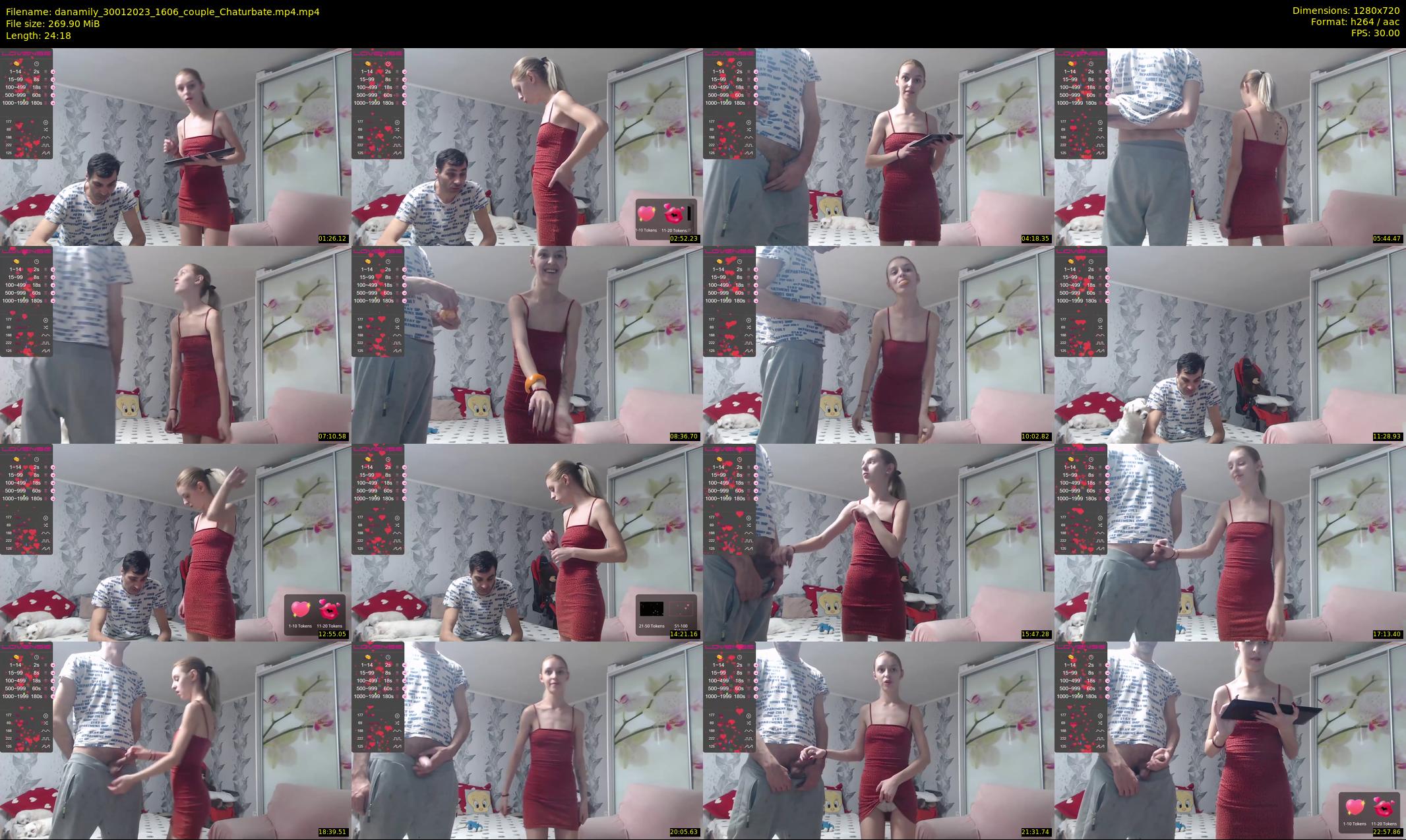 danamily — 25 minute Chaturbate female cam show recording, 720p, Jan 30, 2023