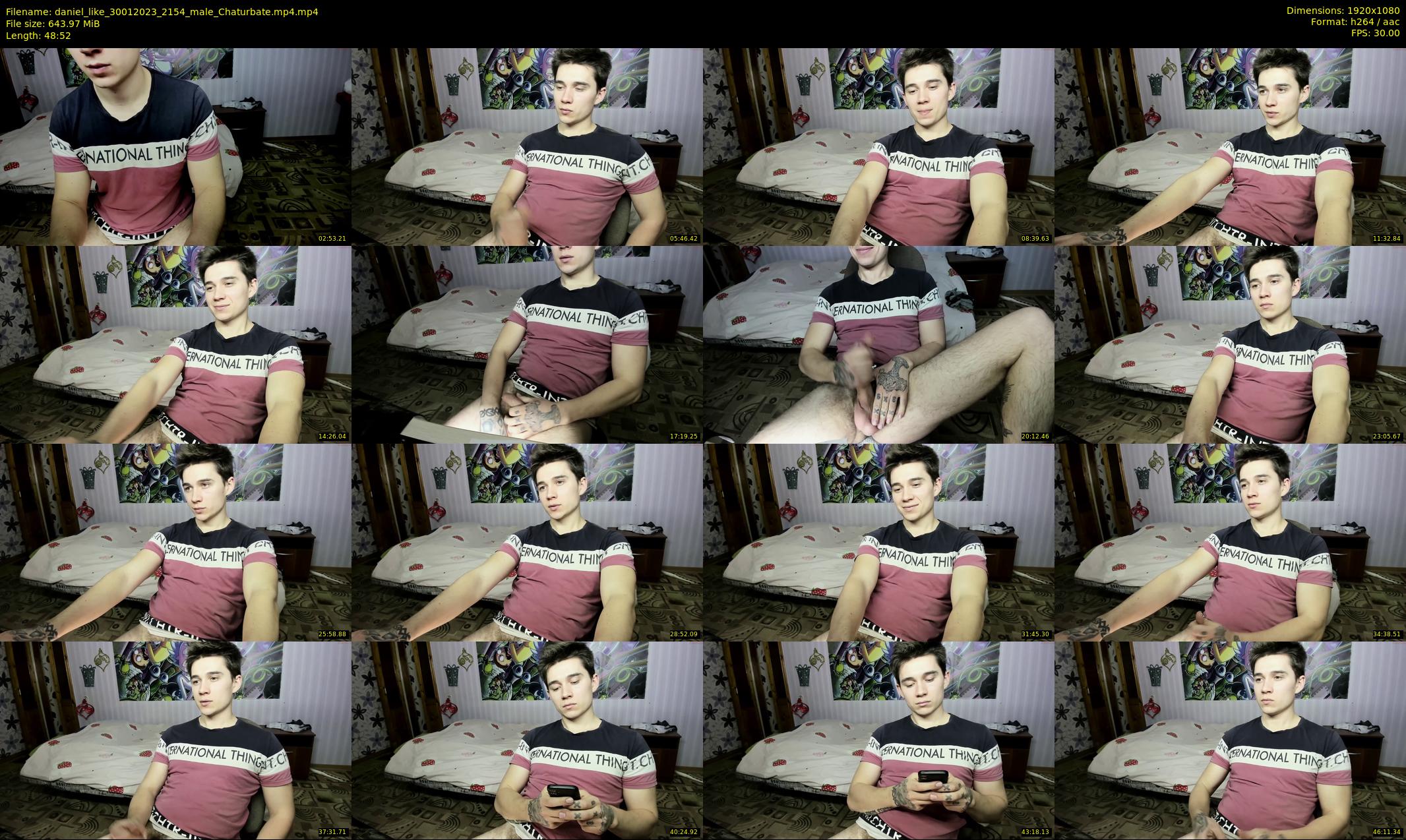 daniel_like — 49 minute Chaturbate male cam show recording, 1080p, Jan 30, 2023
