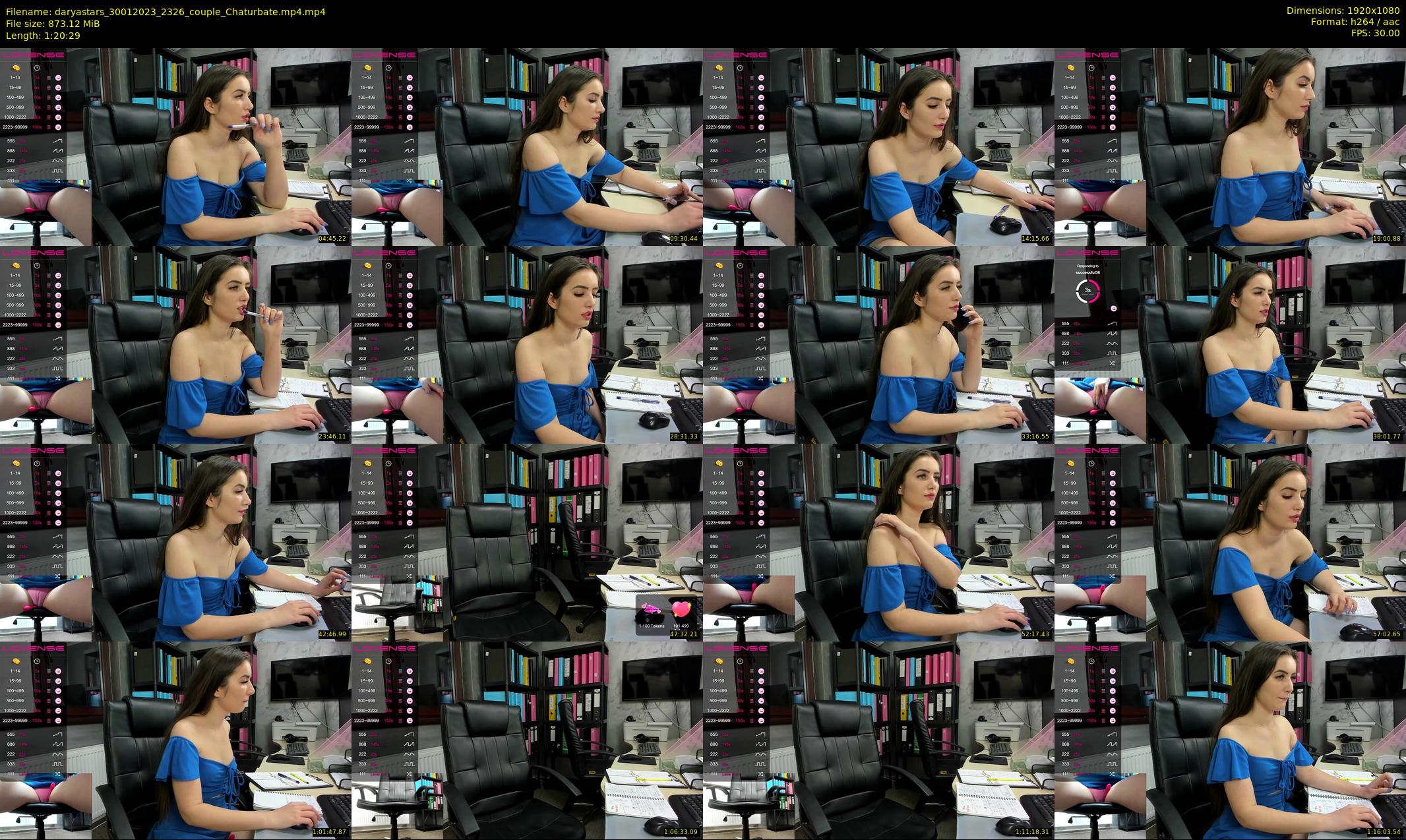 daryastars — 81 minute Chaturbate couple cam show recording, 1080p, Jan 30, 2023