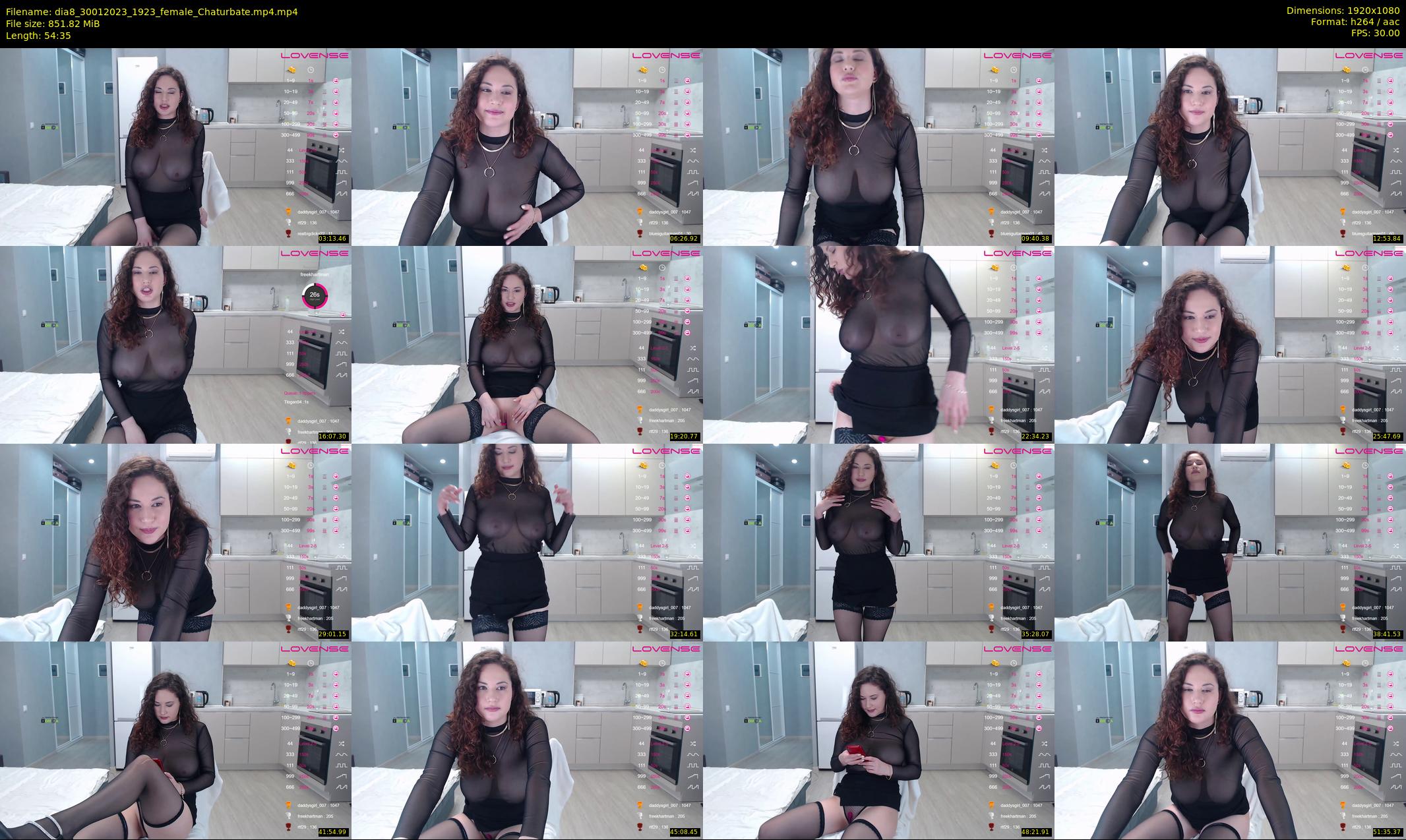 dia8 — 55 minute Chaturbate female cam show recording, 1080p, Jan 30, 2023