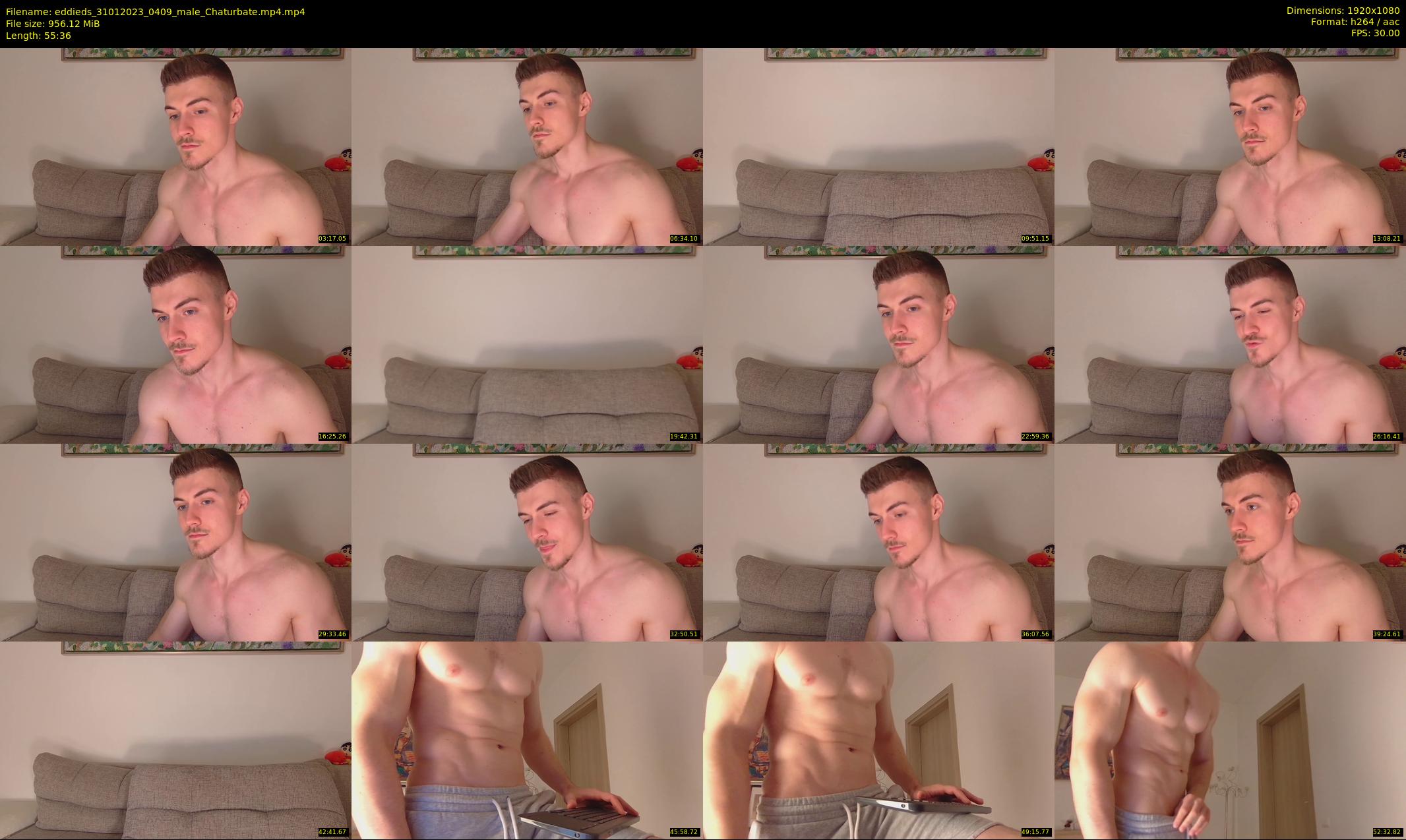 eddieds — 56 minute Chaturbate male cam show recording, 1080p, Jan 31, 2023