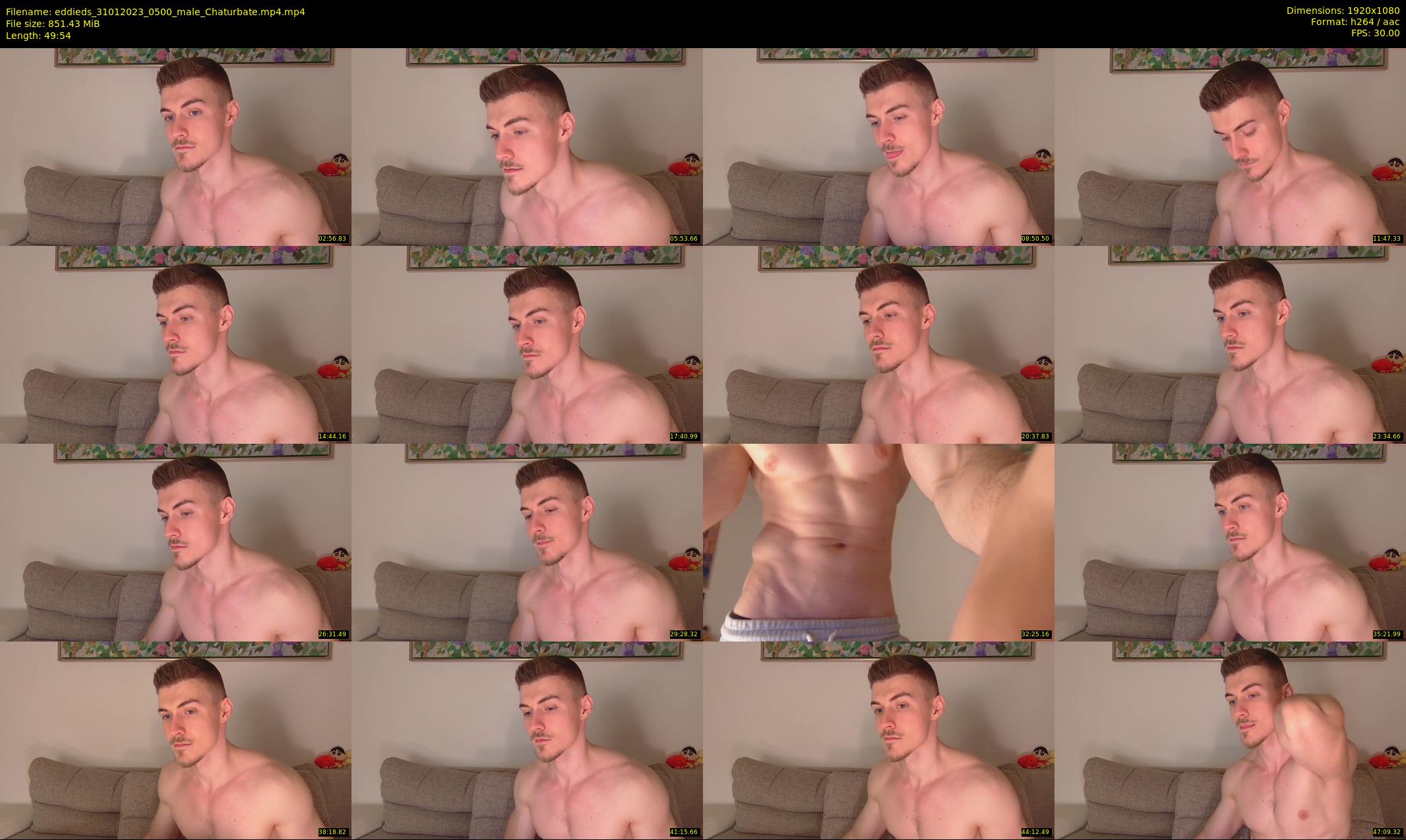 eddieds — 50 minute Chaturbate male cam show recording, 1080p, Jan 31, 2023