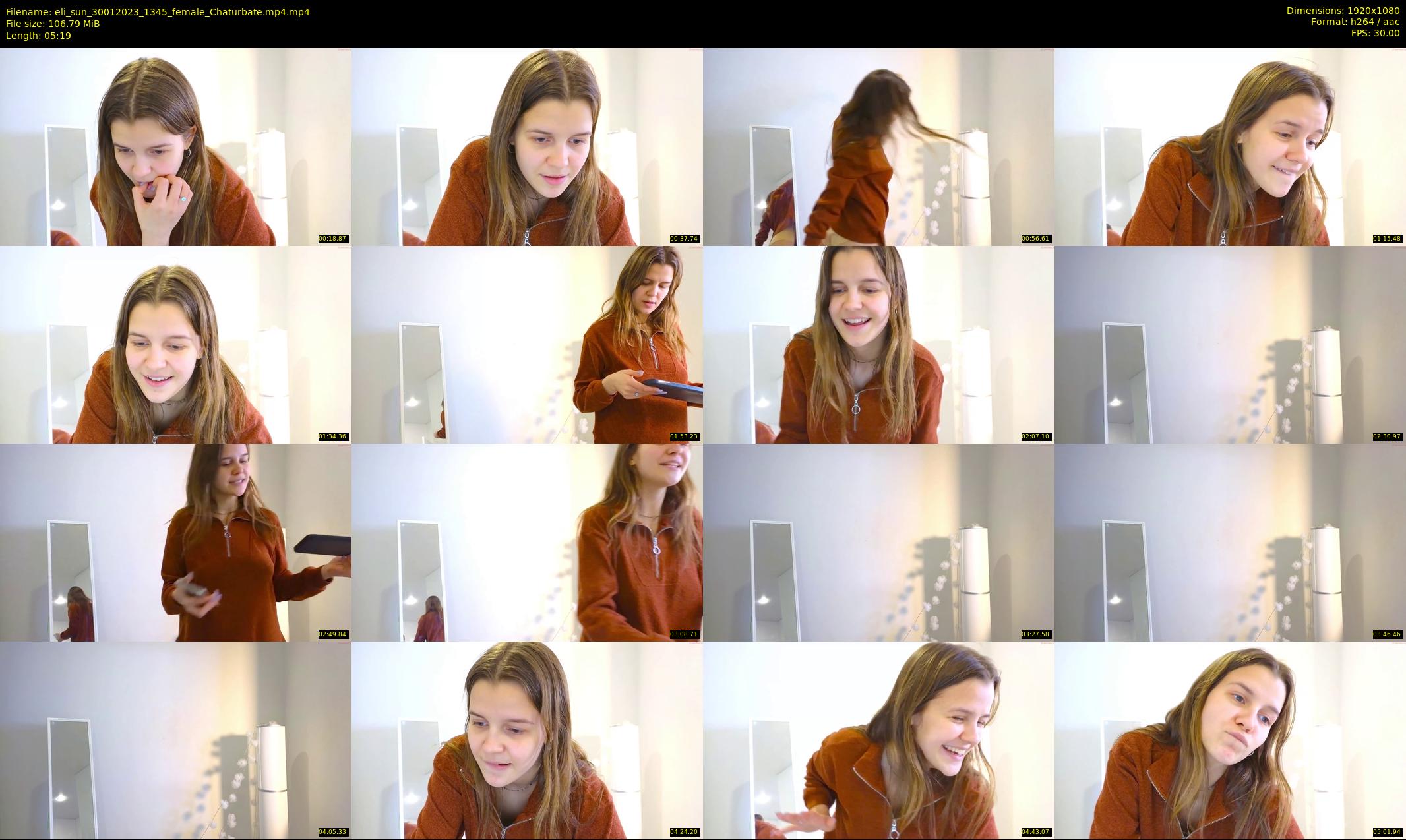 eli_sun — 6 minute Chaturbate female cam show recording, 1080p, Jan 30, 2023