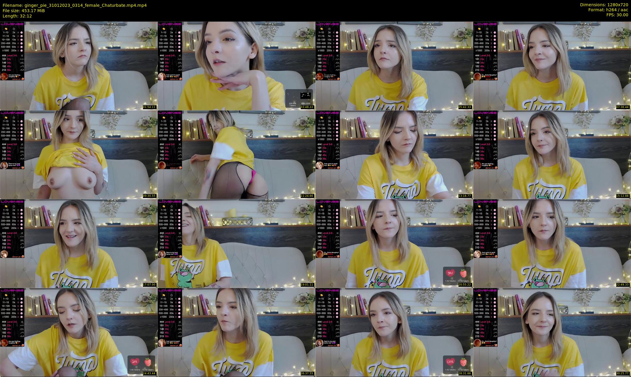 ginger_pie — 33 minute Chaturbate female cam show recording, 720p, Jan 31, 2023