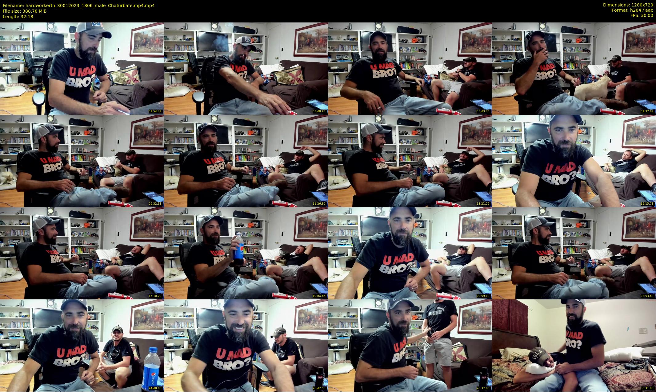 hardworkertn — 33 minute Chaturbate male cam show recording, 720p, Jan 30, 2023