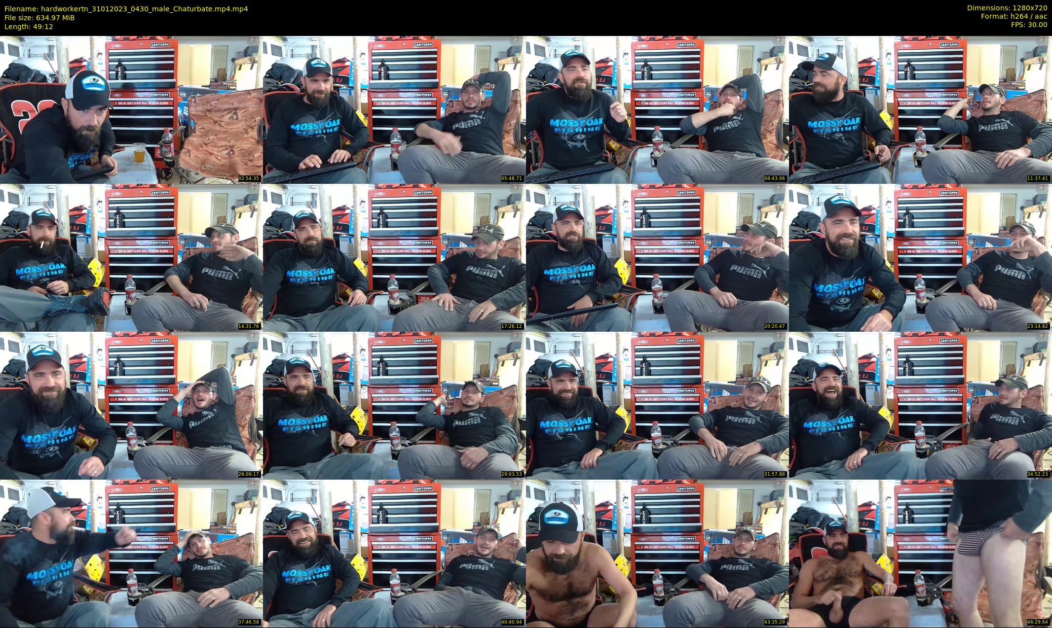 hardworkertn — 50 minute Chaturbate male cam show recording, 720p, Jan 31, 2023