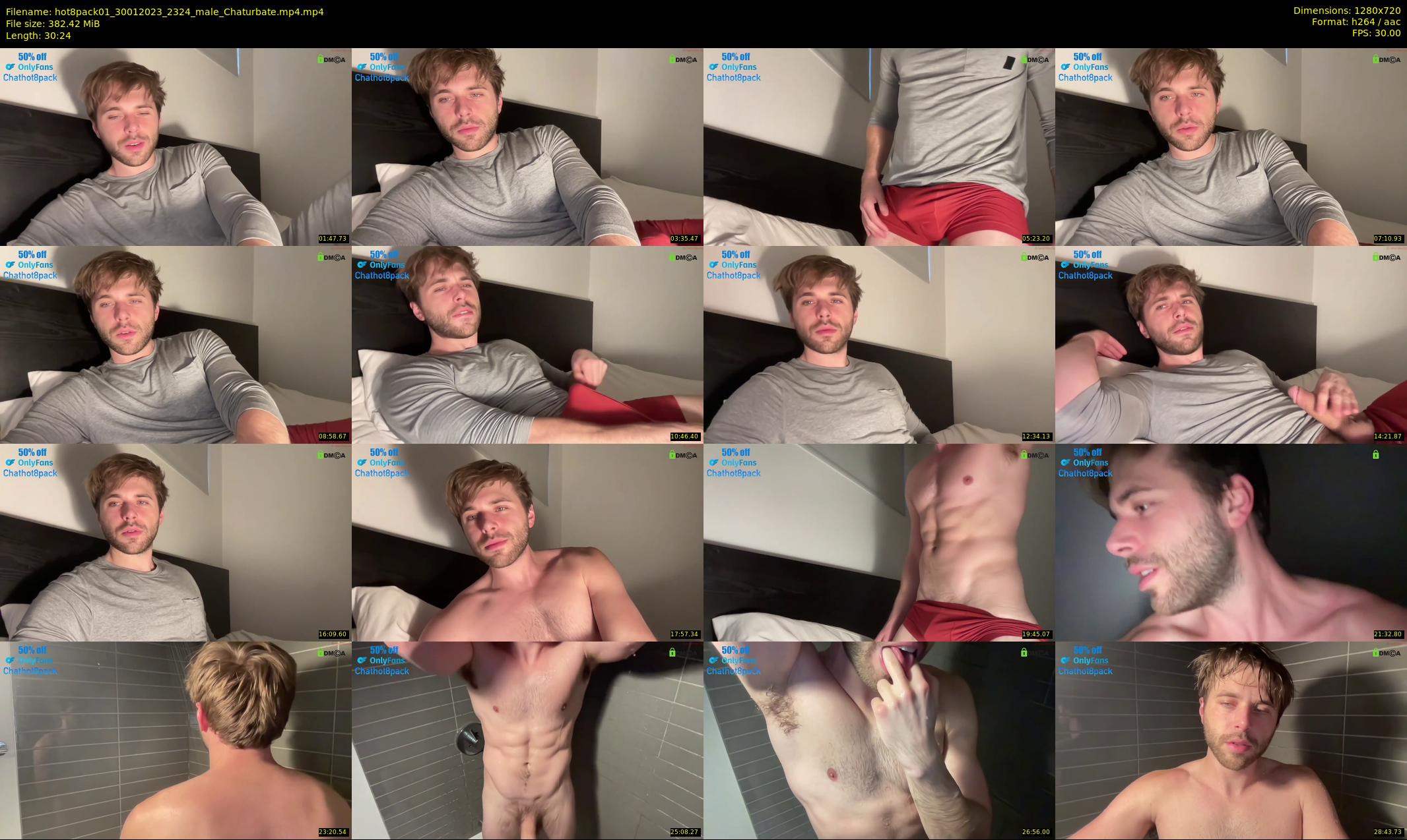 hot8pack01 — 31 minute Chaturbate male cam show recording, 720p, Jan 30, 2023