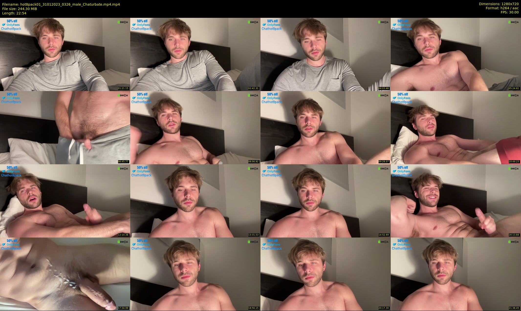 hot8pack01 — 23 minute Chaturbate male cam show recording, 720p, Jan 31, 2023