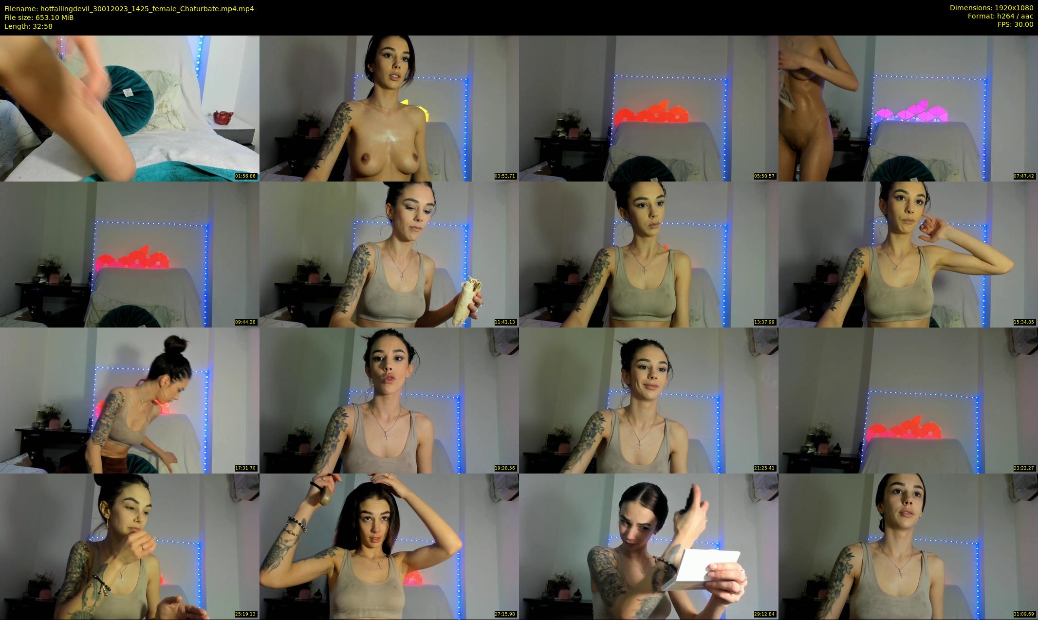 hotfallingdevil — 33 minute Chaturbate female cam show recording, 1080p, Jan 30, 2023