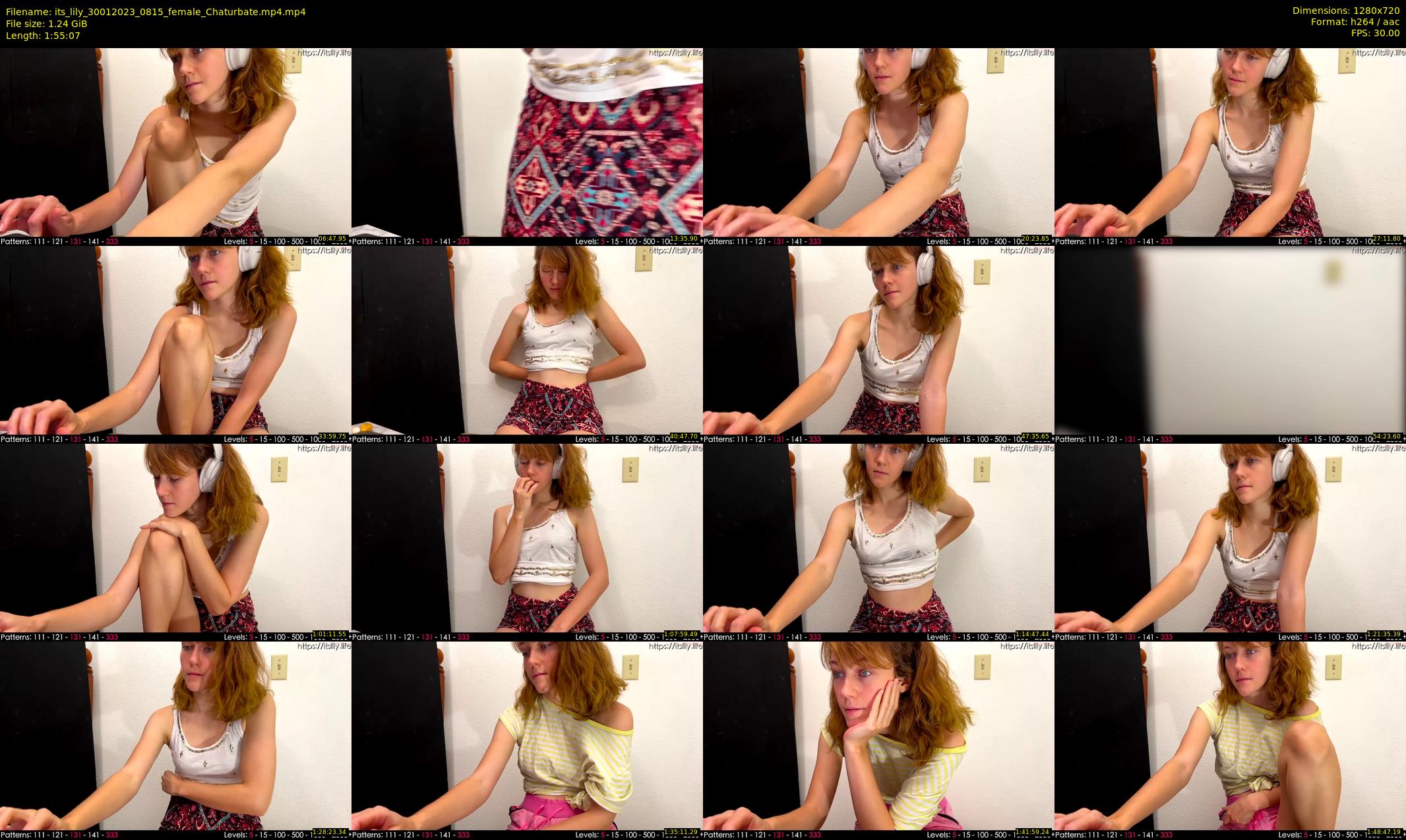its_lily — 116 minute Chaturbate female cam show recording, 720p, Jan 30, 2023
