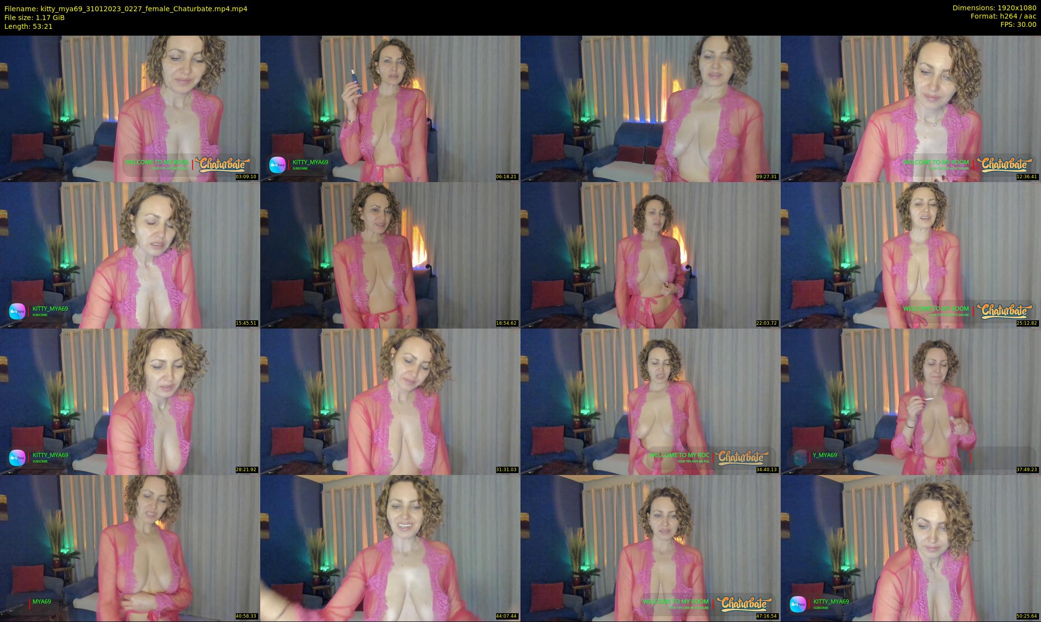 kitty_mya69 — 54 minute Chaturbate female cam show recording, 1080p, Jan 31, 2023