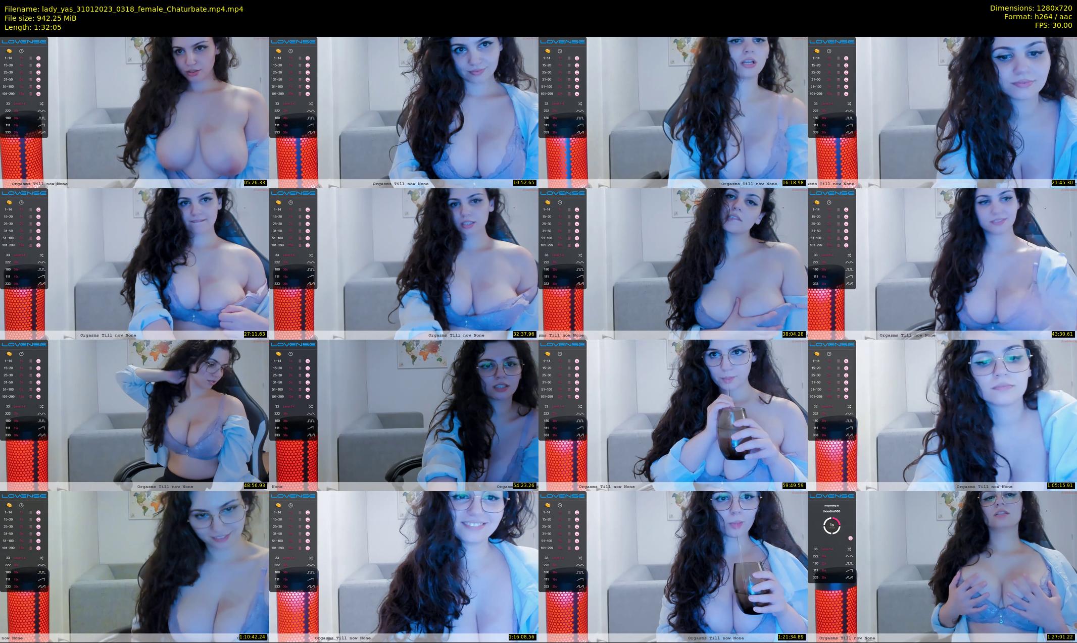 lady_yas — 93 minute Chaturbate female cam show recording, 720p, Jan 31, 2023