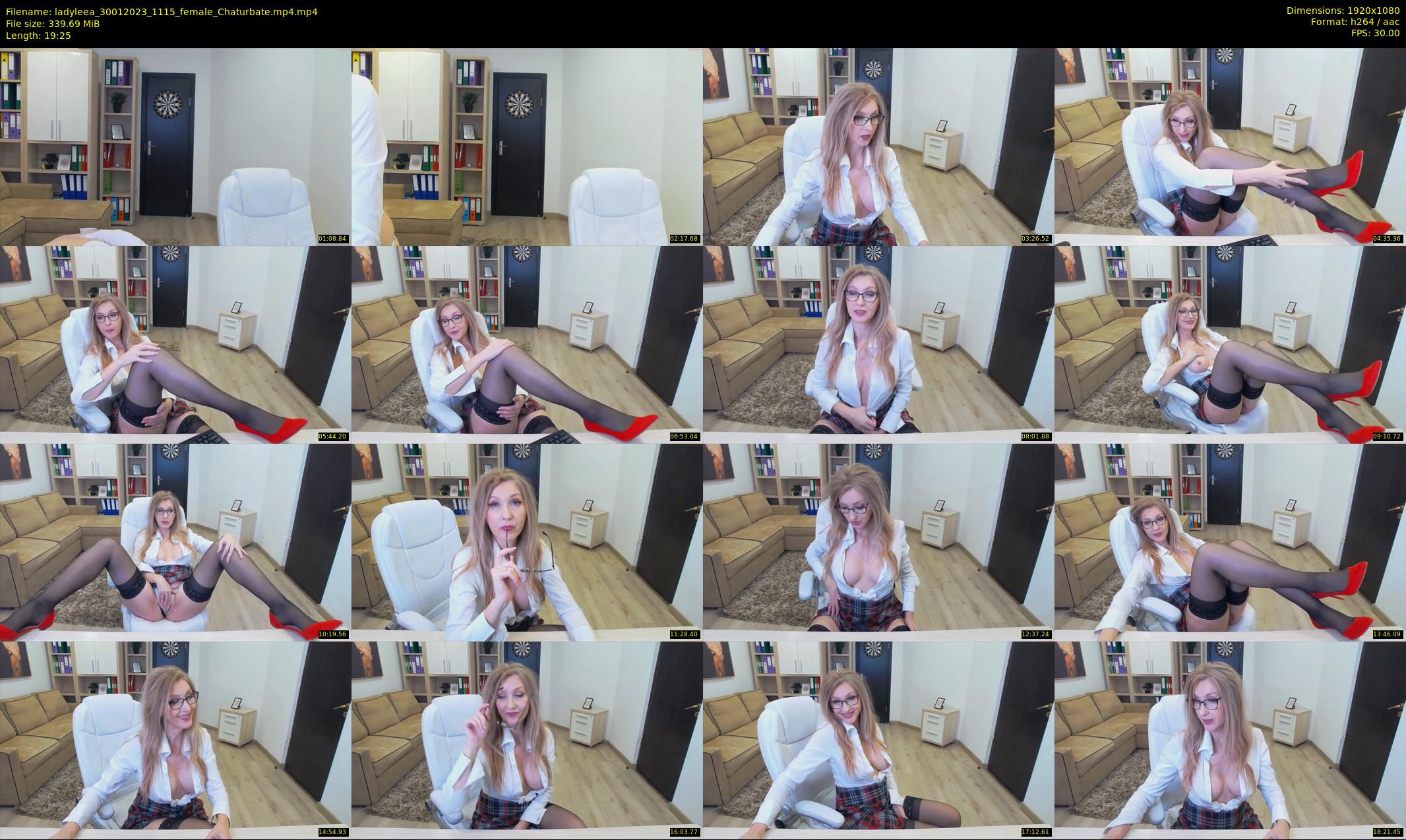 ladyleea — 20 minute Chaturbate female cam show recording, 1080p, Jan 30, 2023