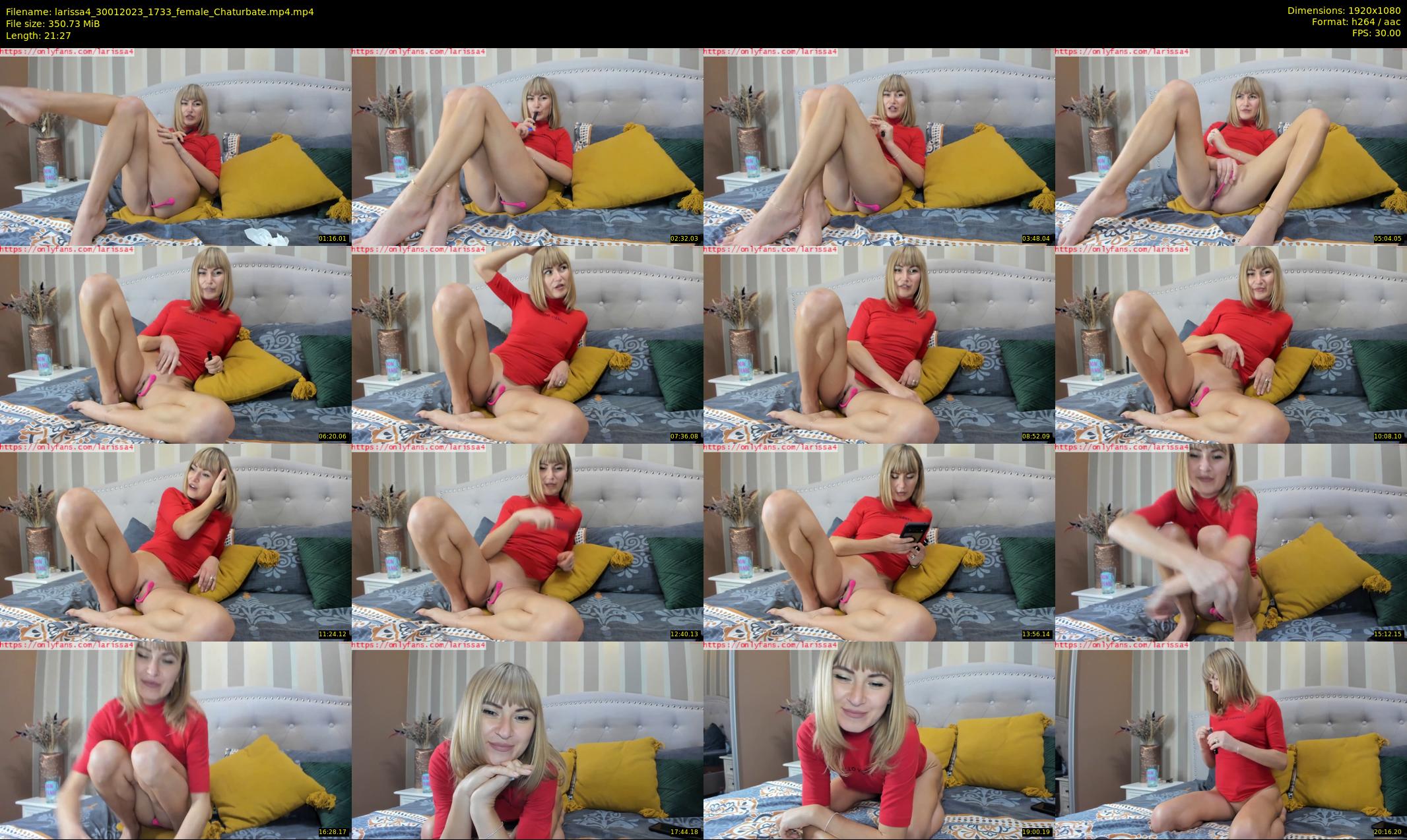 larissa4 — 22 minute Chaturbate female cam show recording, 1080p, Jan 30, 2023
