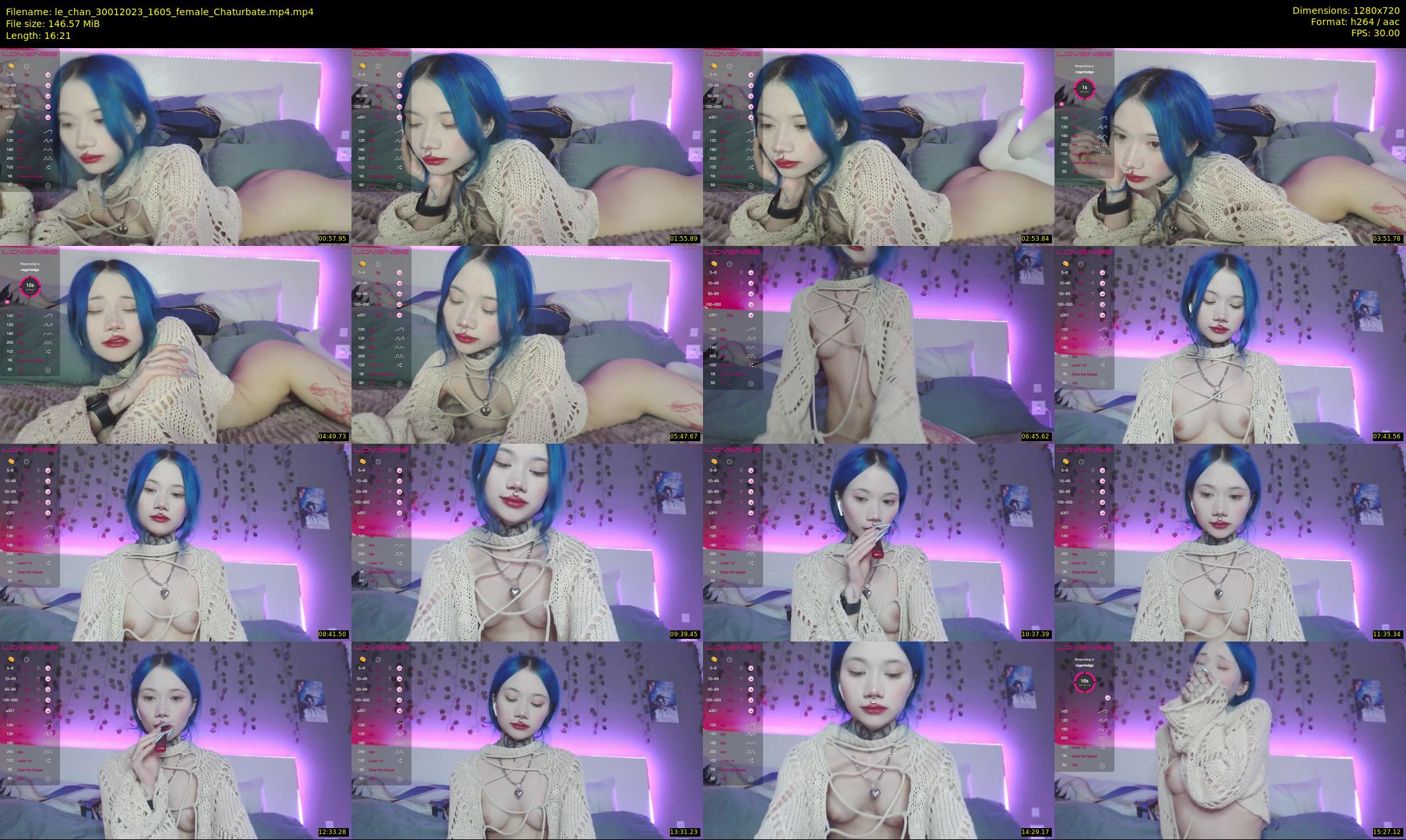 le_chan — 17 minute Chaturbate female cam show recording, 720p, Jan 30, 2023