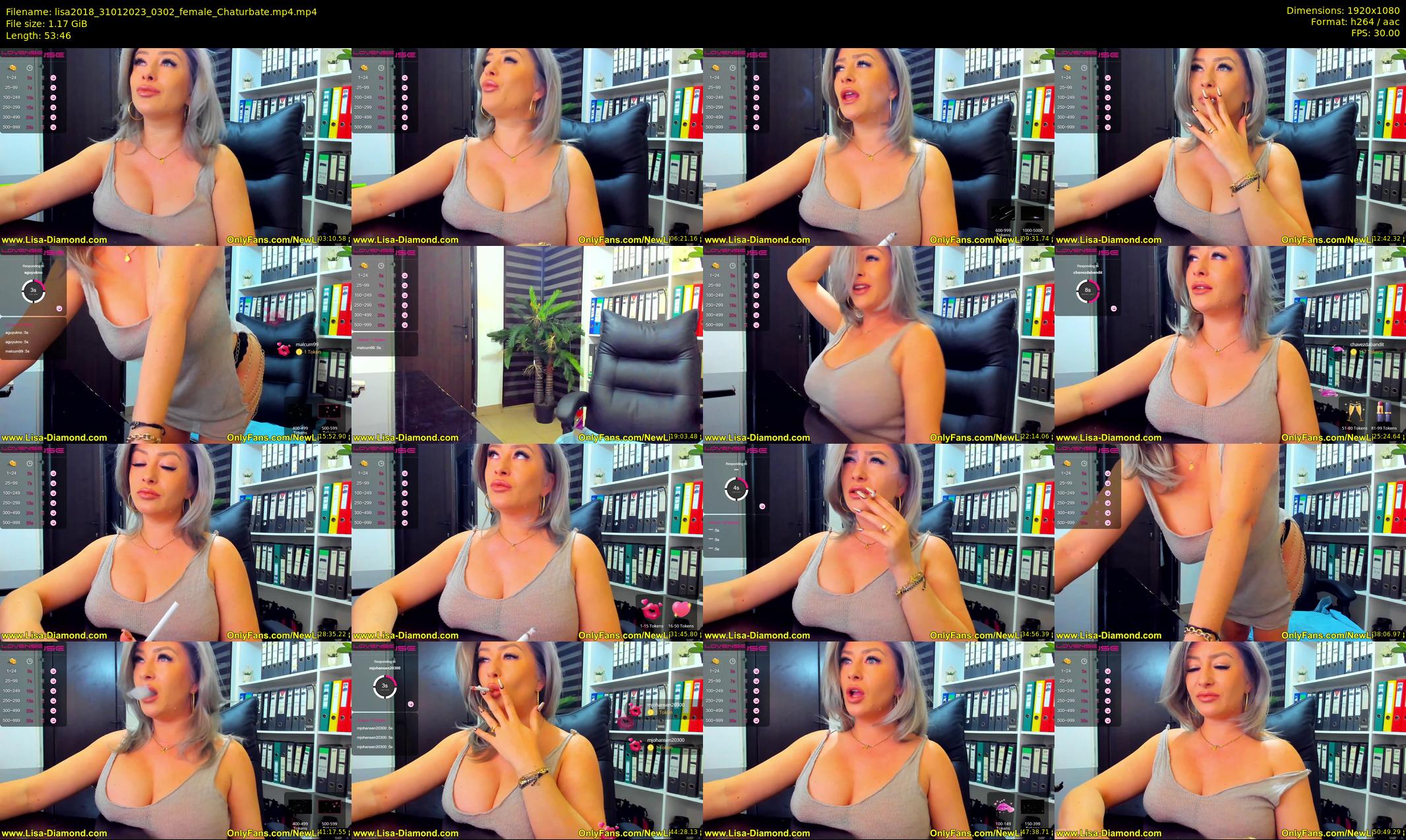 lisa2018 — 54 minute Chaturbate female cam show recording, 1080p, Jan 31, 2023