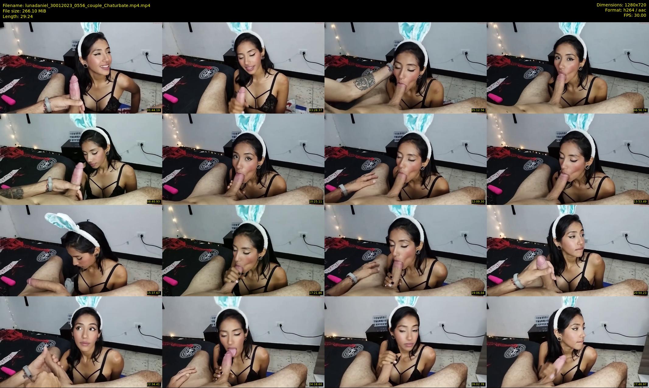 lunadaniel — 30 minute Chaturbate couple cam show recording, 720p, Jan 30, 2023