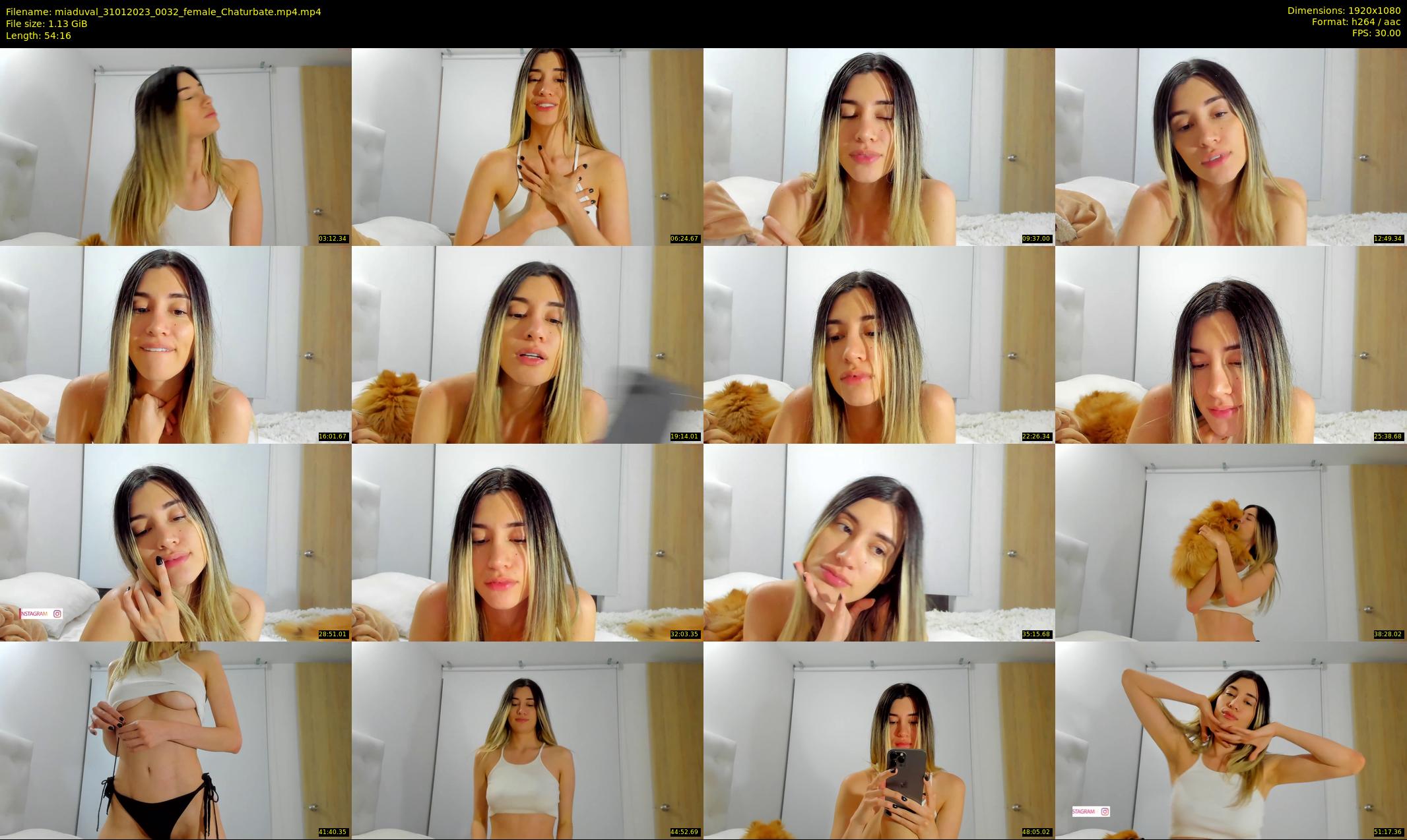 miaduval — 55 minute Chaturbate female cam show recording, 1080p, Jan 31, 2023