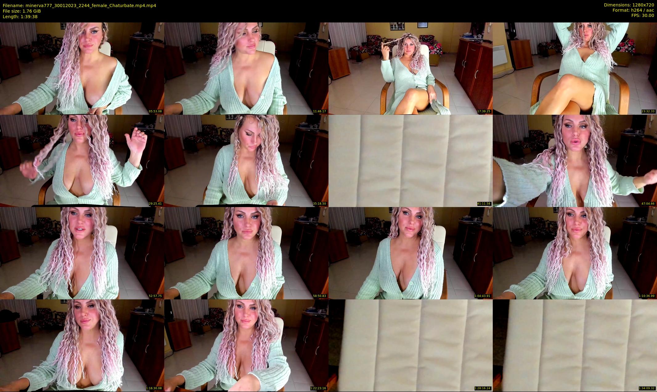 minerva777 — 100 minute Chaturbate female cam show recording, 720p, Jan 30, 2023