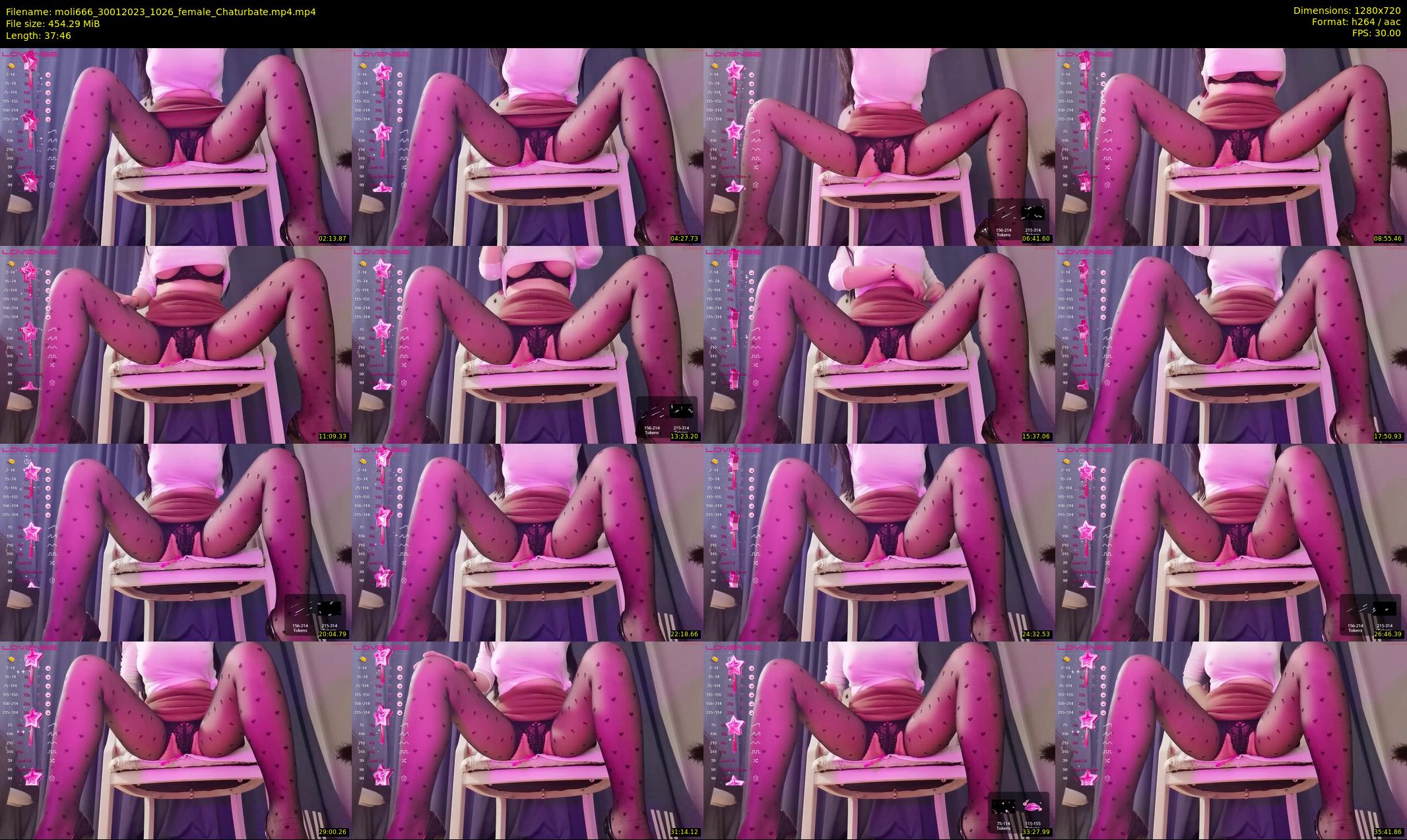 moli666 — 38 minute Chaturbate female cam show recording, 720p, Jan 30, 2023