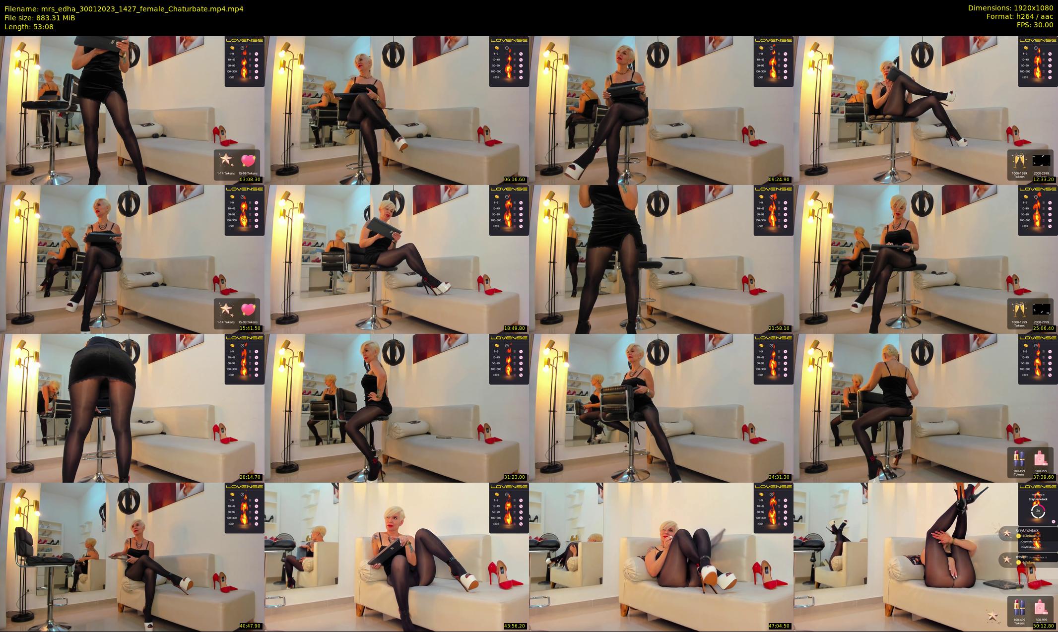 mrs_edha — 54 minute Chaturbate female cam show recording, 1080p, Jan 30, 2023