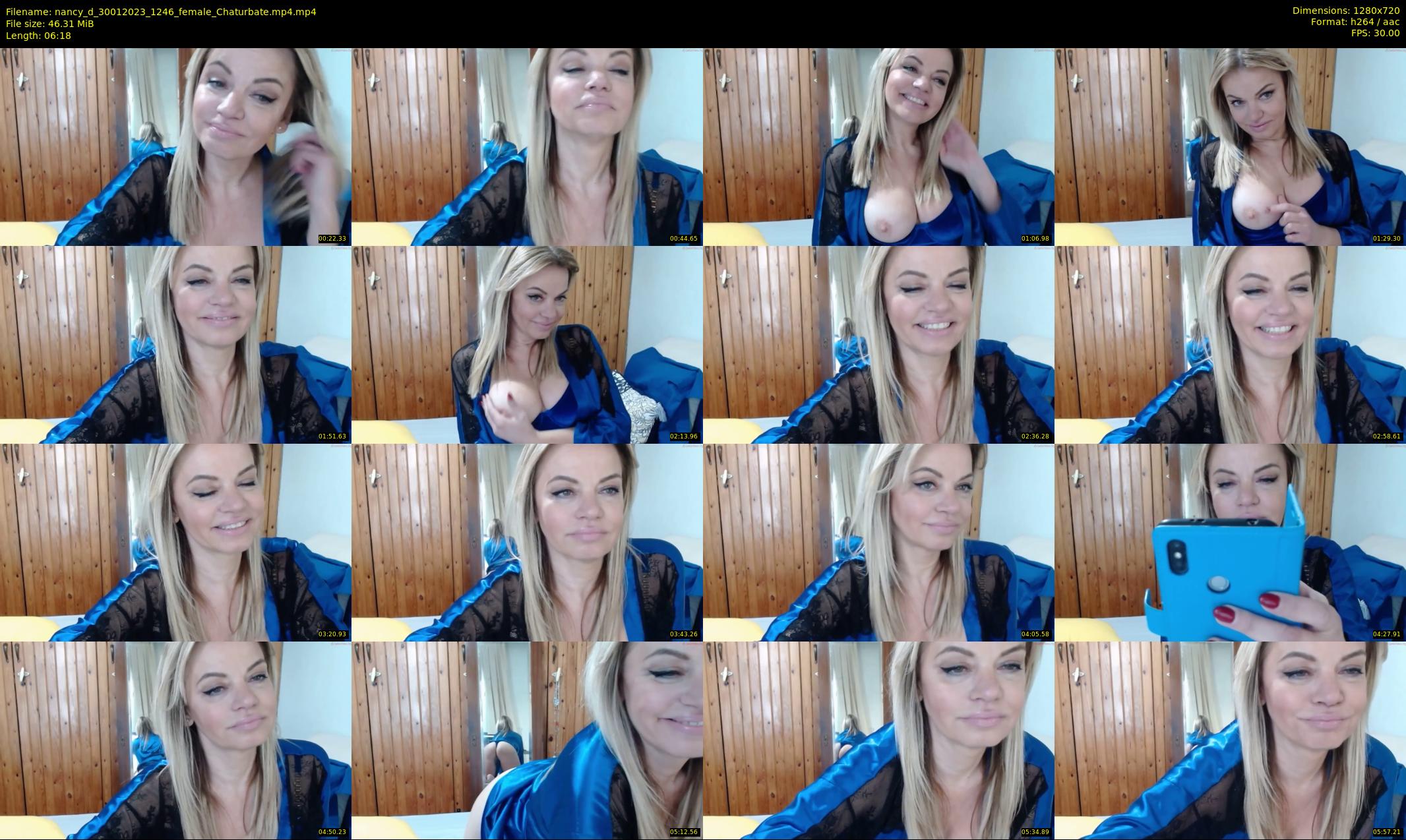 nancy_d — 7 minute Chaturbate female cam show recording, 720p, Jan 30, 2023