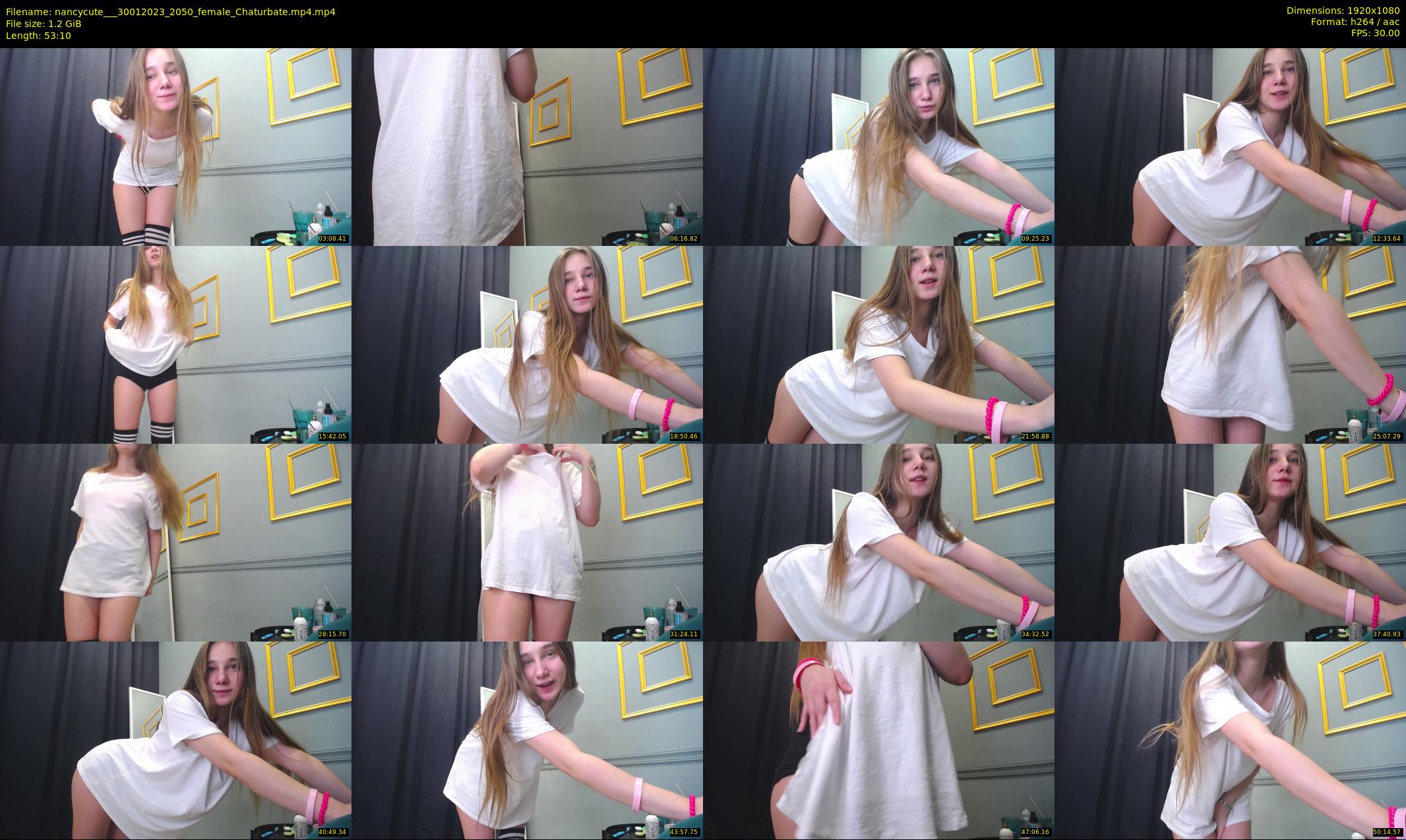 nancycute__ — 54 minute Chaturbate female cam show recording, 1080p, Jan 30, 2023