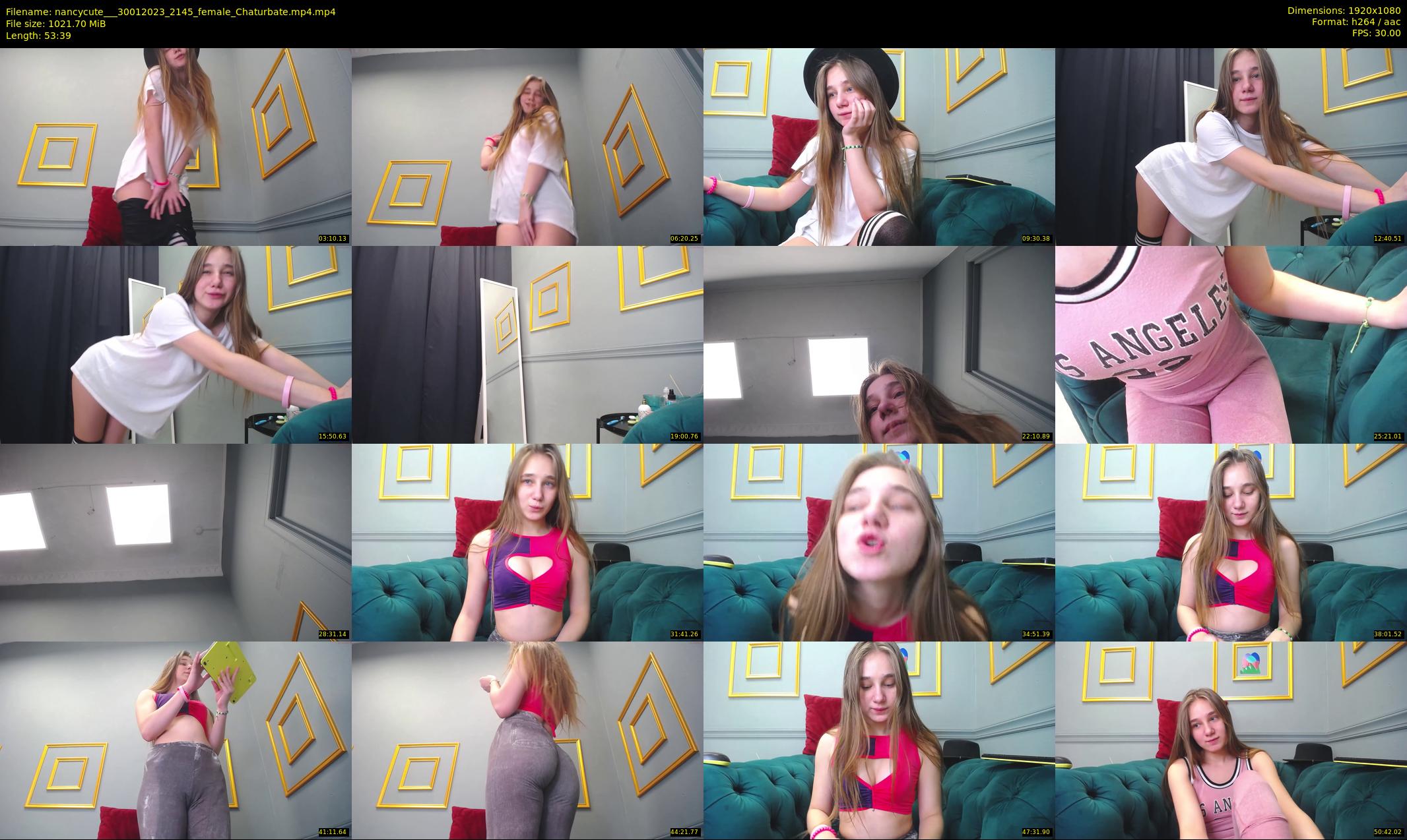 nancycute__ — 54 minute Chaturbate female cam show recording, 1080p, Jan 30, 2023