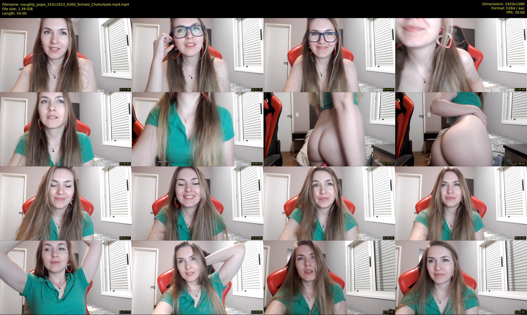 naughty_popa — 54 minute Chaturbate female cam show recording, 1080p, Jan 31, 2023