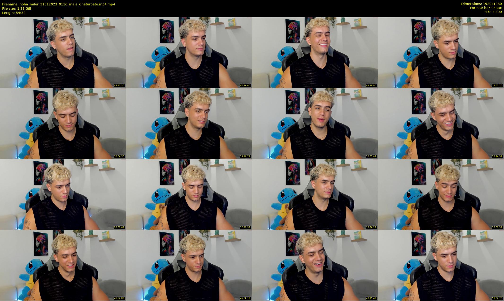 noha_miler — 55 minute Chaturbate male cam show recording, 1080p, Jan 31, 2023
