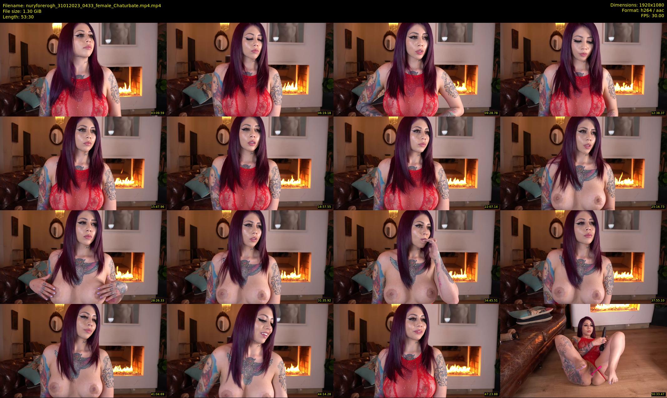 nuryforerogh — 54 minute Chaturbate female cam show recording, 1080p, Jan 31, 2023