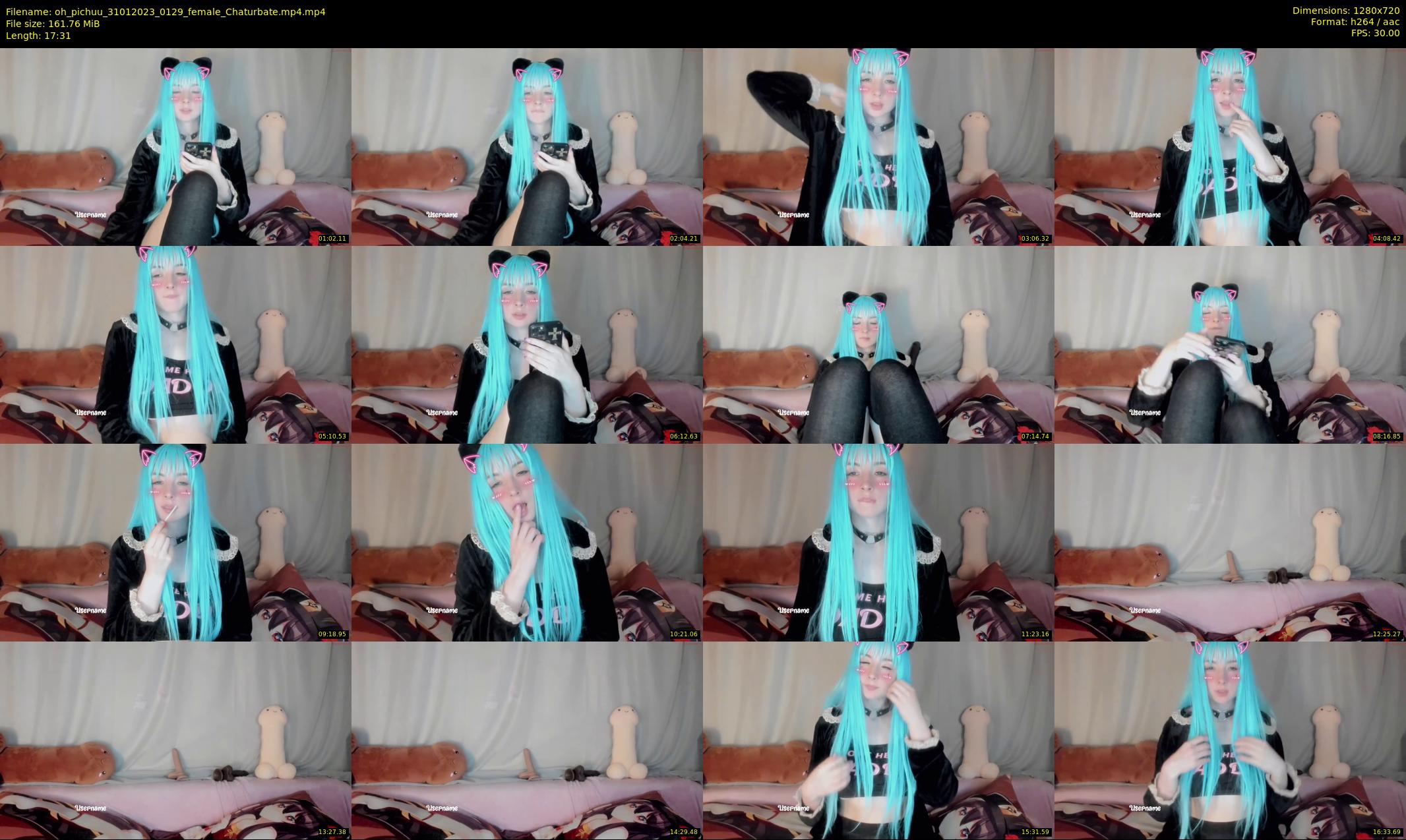 oh_pichuu — 18 minute Chaturbate female cam show recording, 720p, Jan 31, 2023