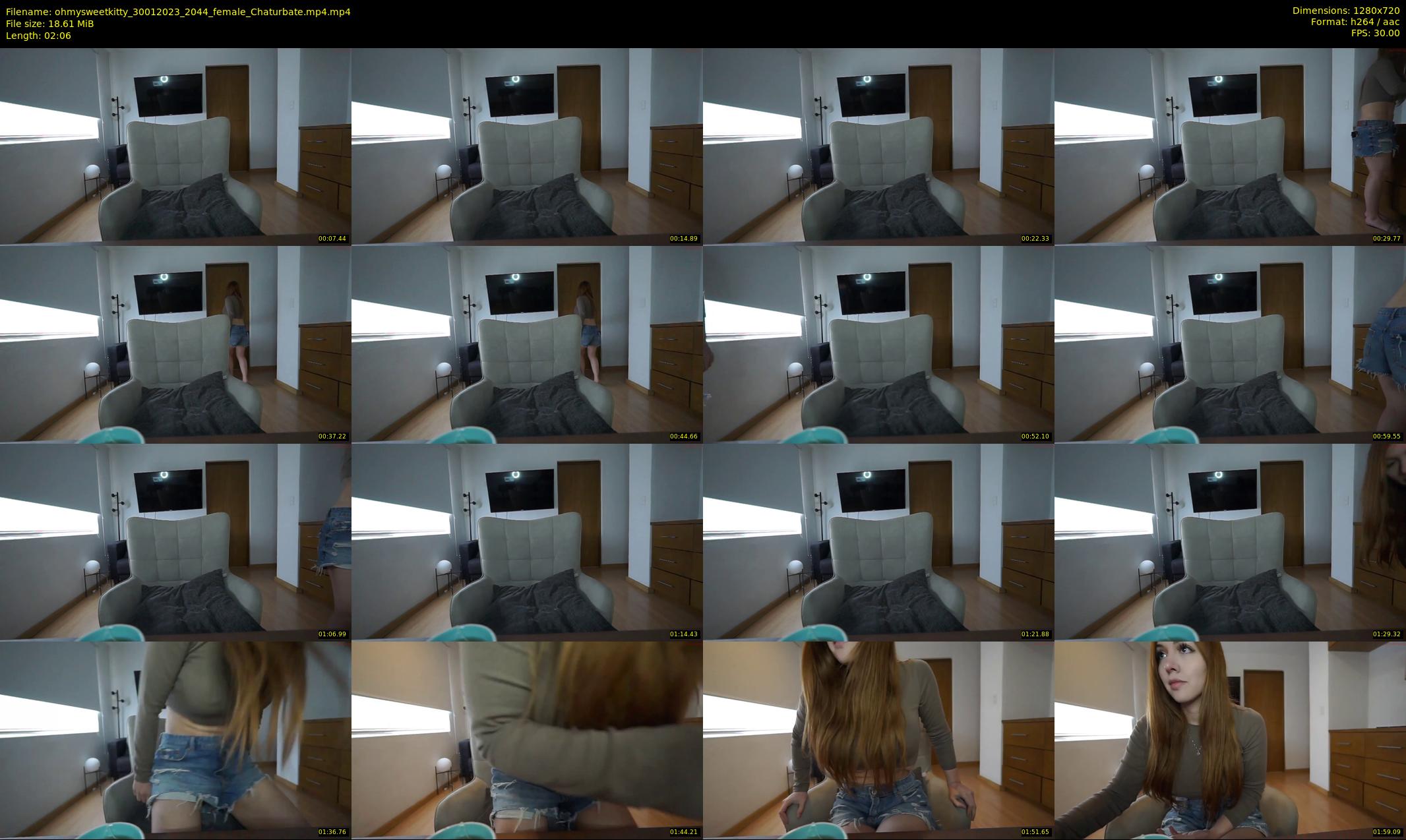 ohmysweetkitty — 3 minute Chaturbate female cam show recording, 720p, Jan 30, 2023