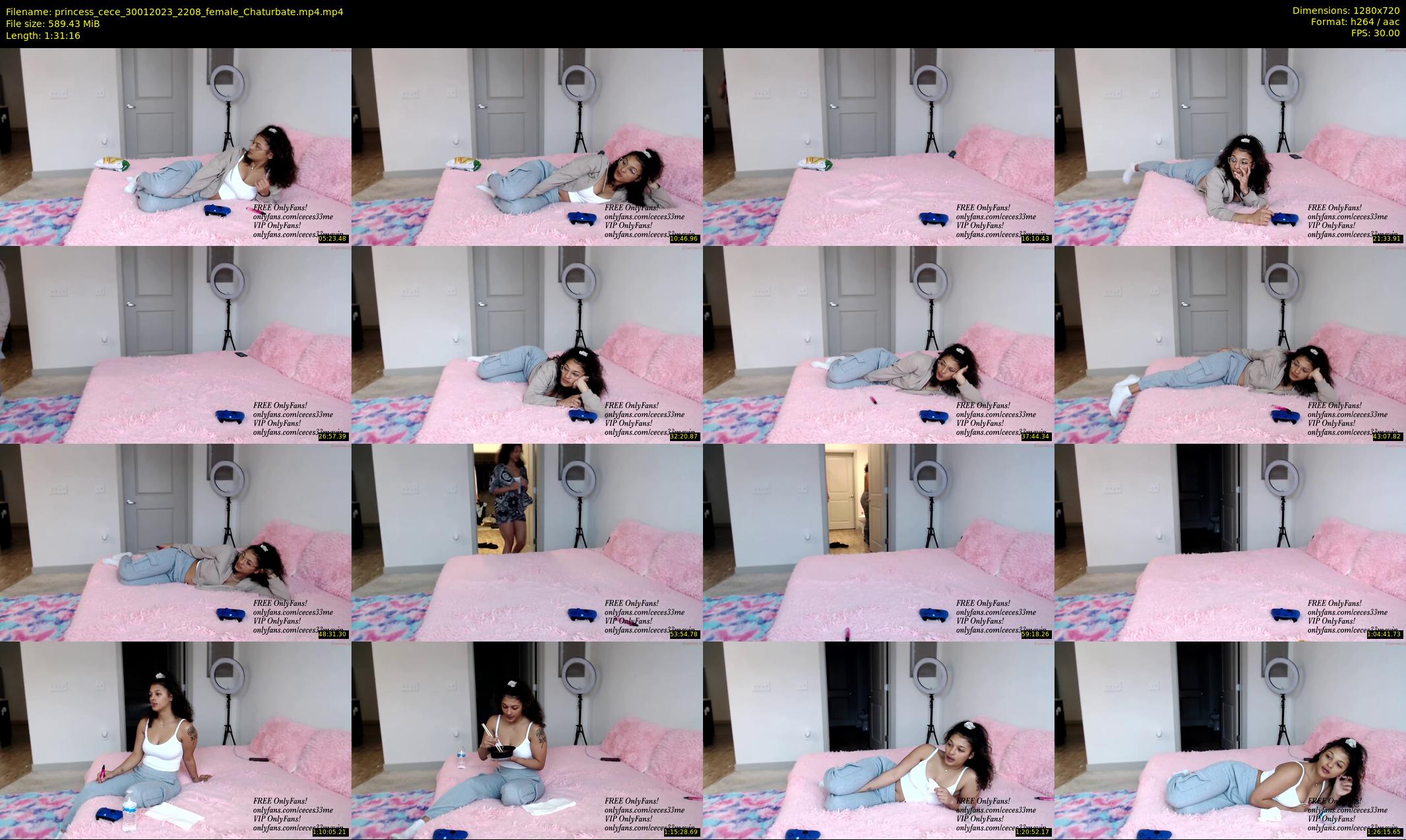 princess_cece — 92 minute Chaturbate female cam show recording, 720p, Jan 30, 2023