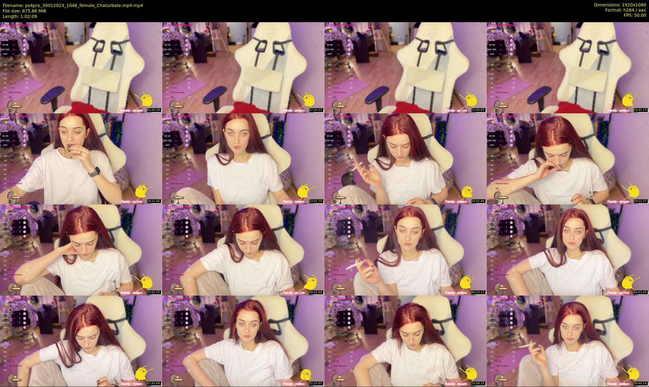 ps4pro — 63 minute Chaturbate female cam show recording, 1080p, Jan 30, 2023