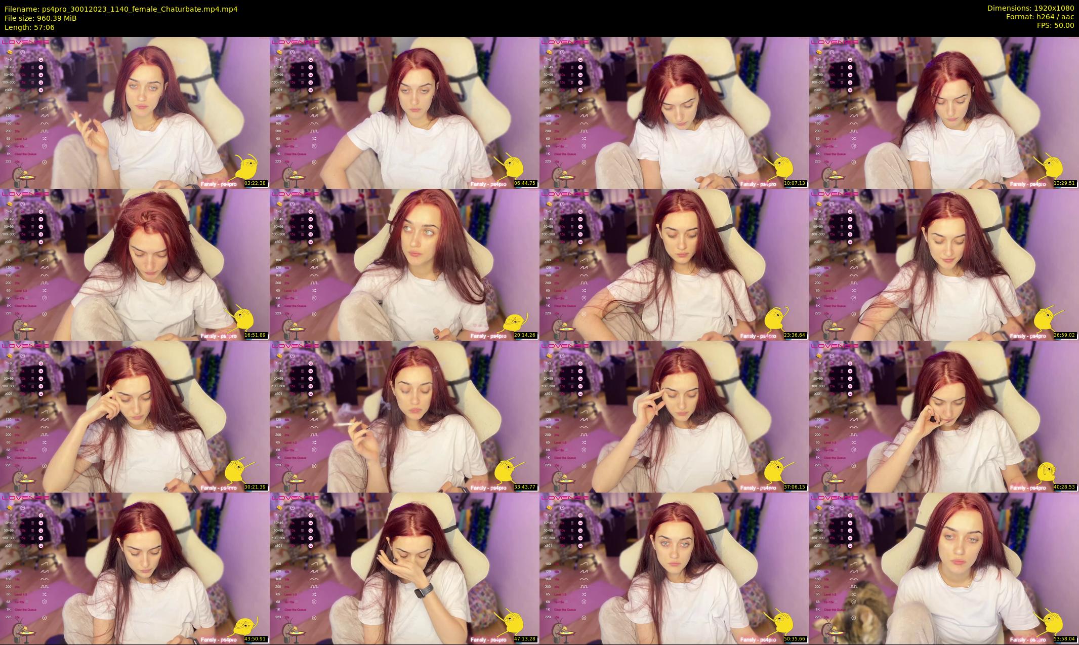 ps4pro — 58 minute Chaturbate female cam show recording, 1080p, Jan 30, 2023
