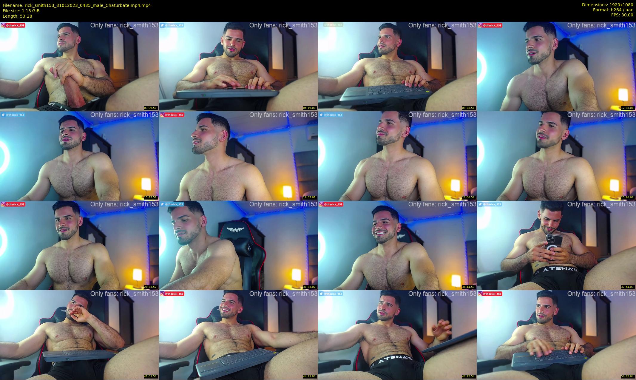 rick_smith153 — 54 minute Chaturbate male cam show recording, 1080p, Jan 31, 2023