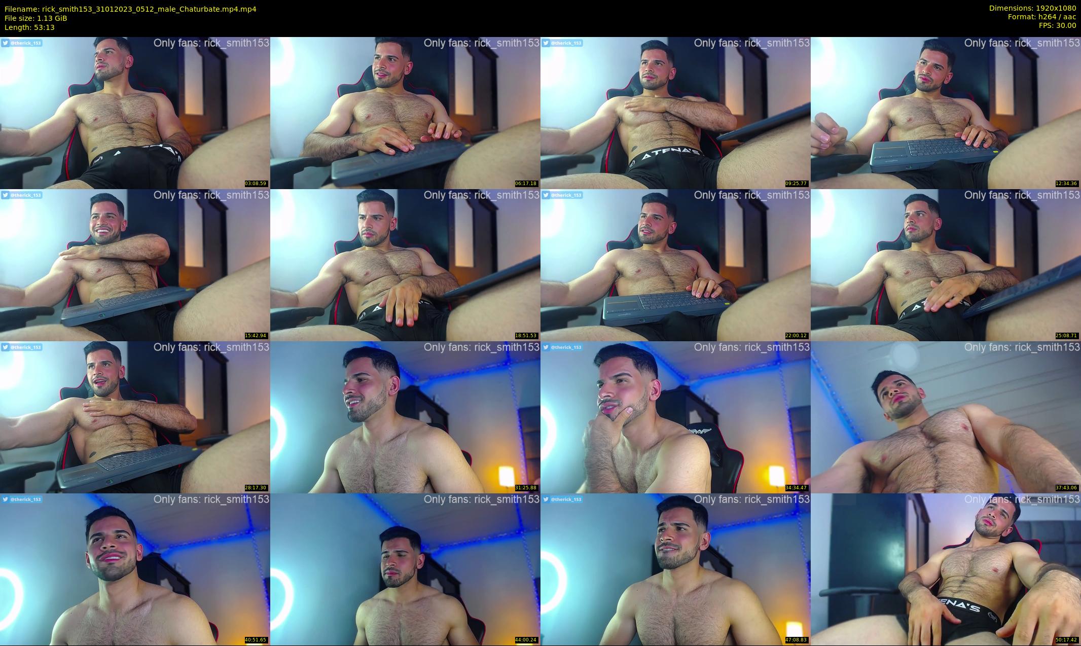 rick_smith153 — 54 minute Chaturbate male cam show recording, 1080p, Jan 31, 2023