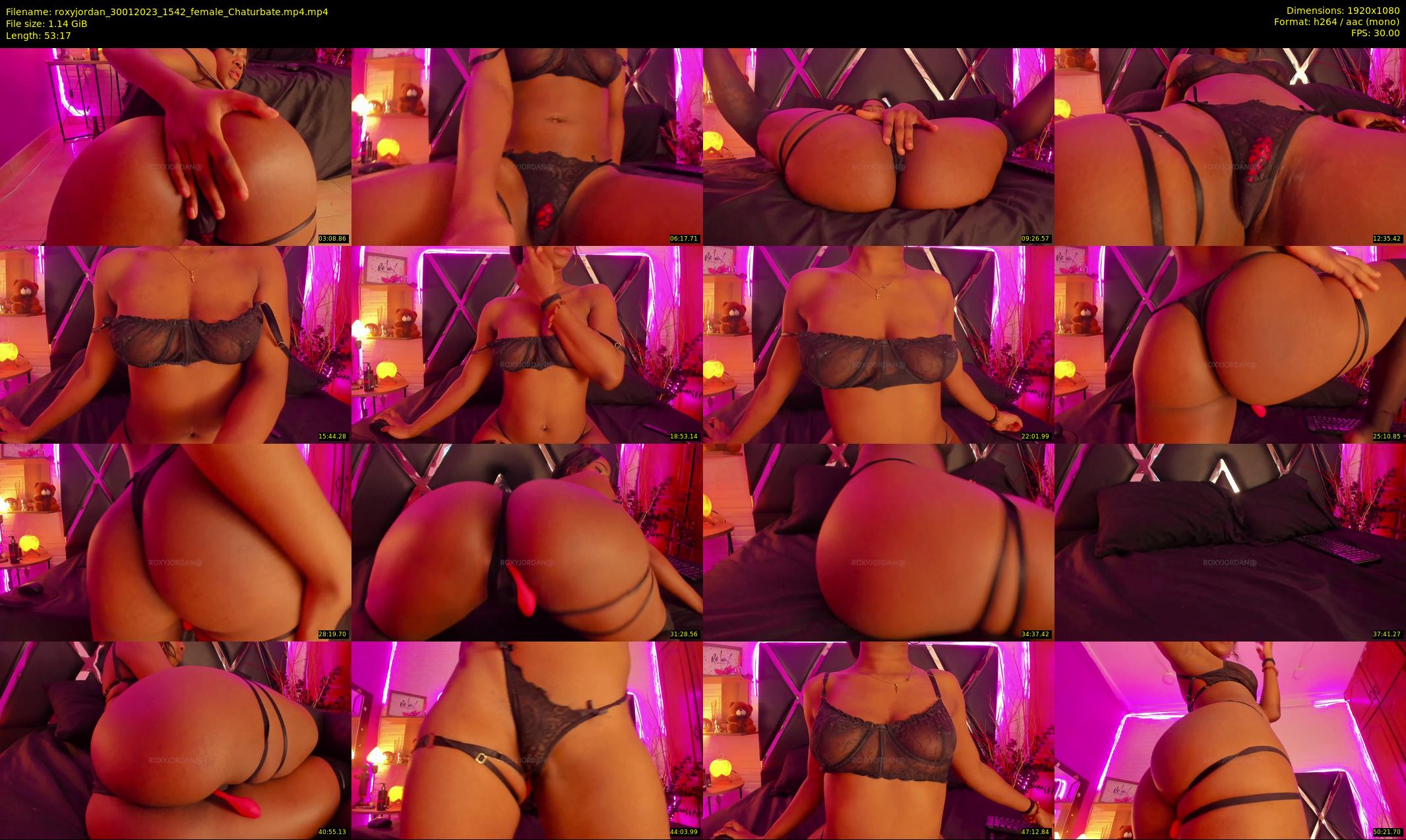 roxyjordan — 54 minute Chaturbate female cam show recording, 1080p, Jan 30, 2023